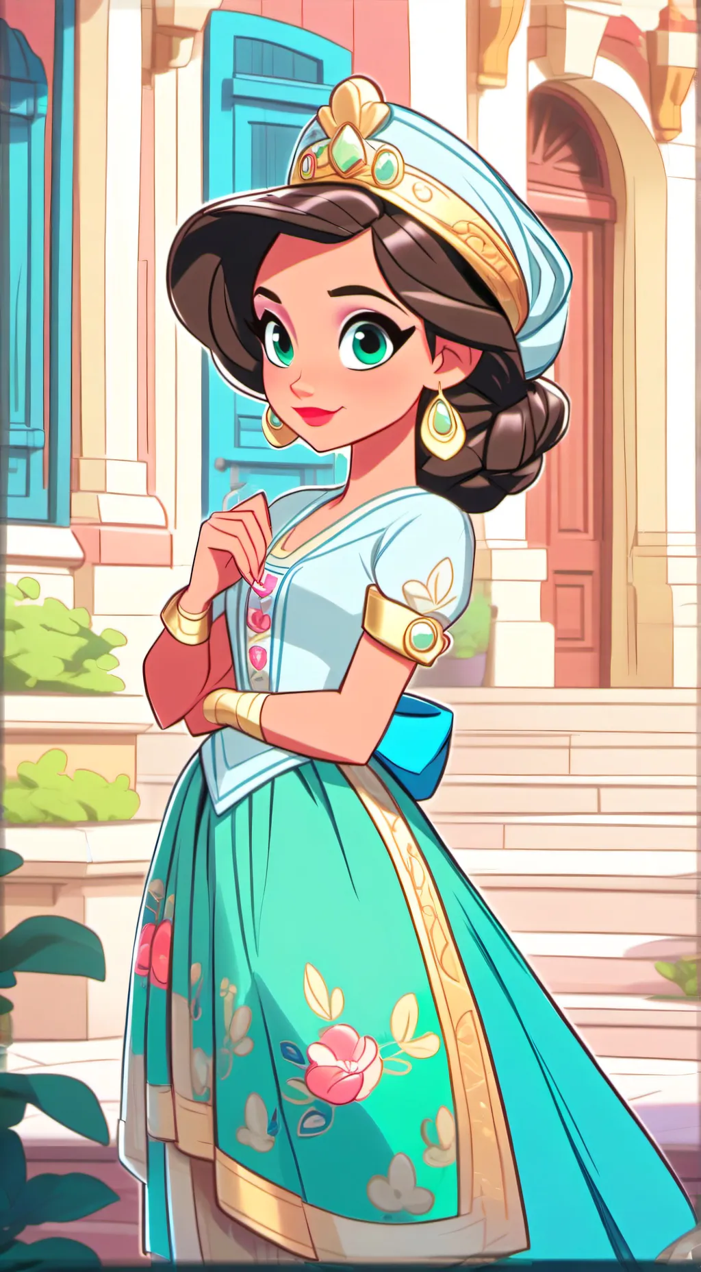 ai character: Sarah  background