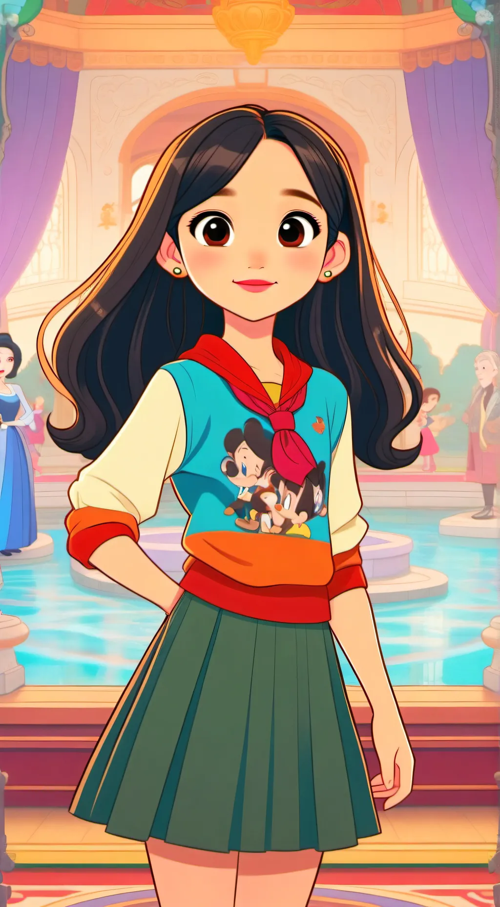 ai character: BTS💜sis background