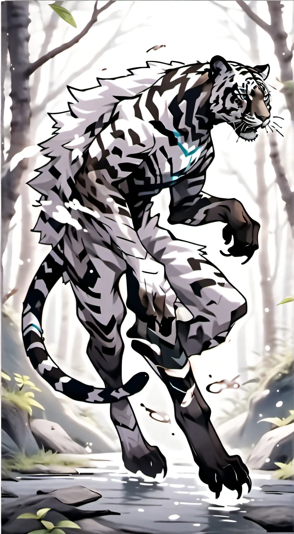 ai character: The lost background