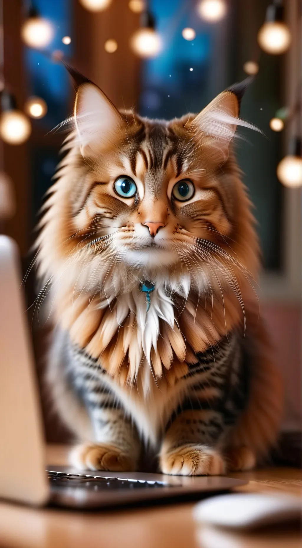 ai character: Keyboard Catster background