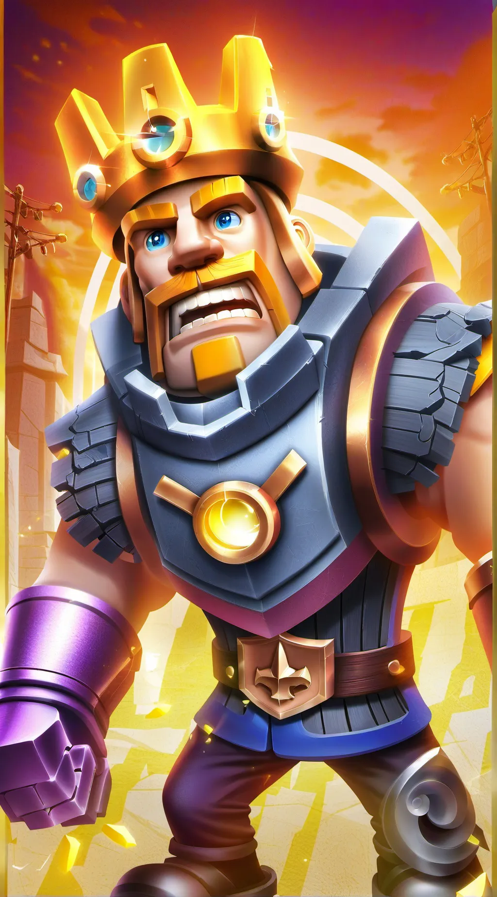 ai character: el rey de clash background