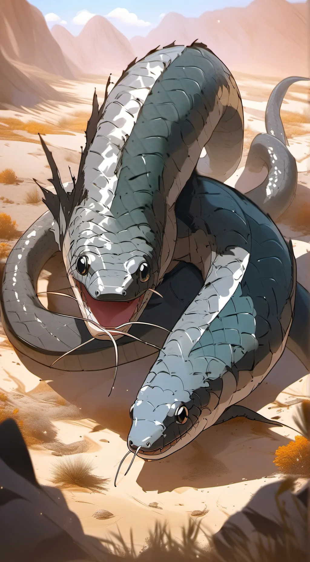 ai character: death worms background