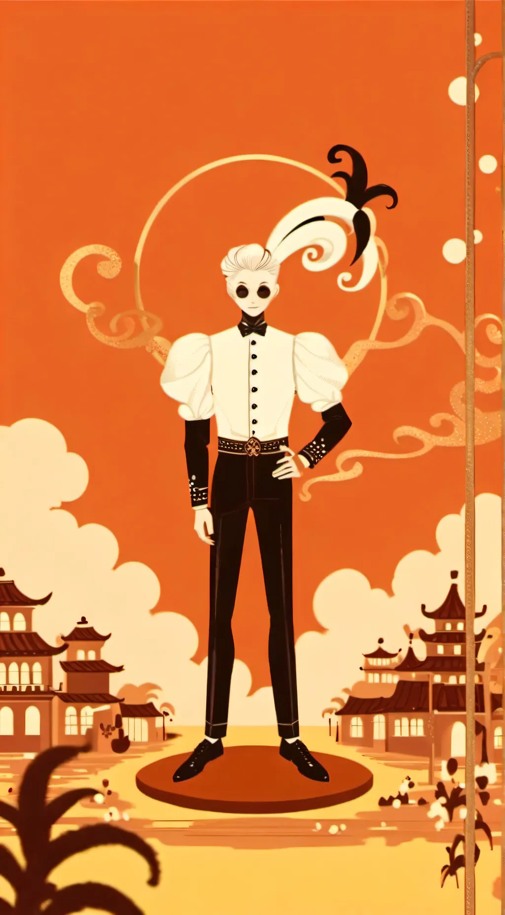 ai character: dandy background