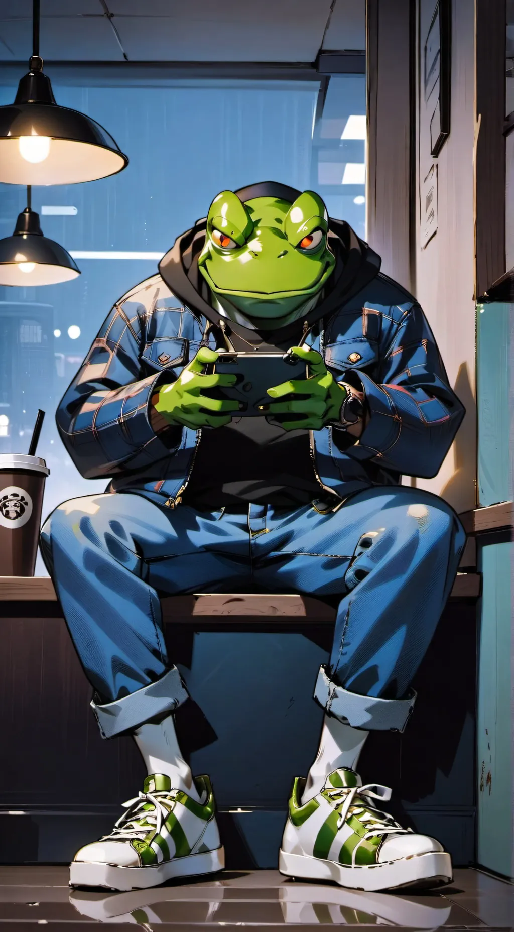 ai character: Darren Farax background