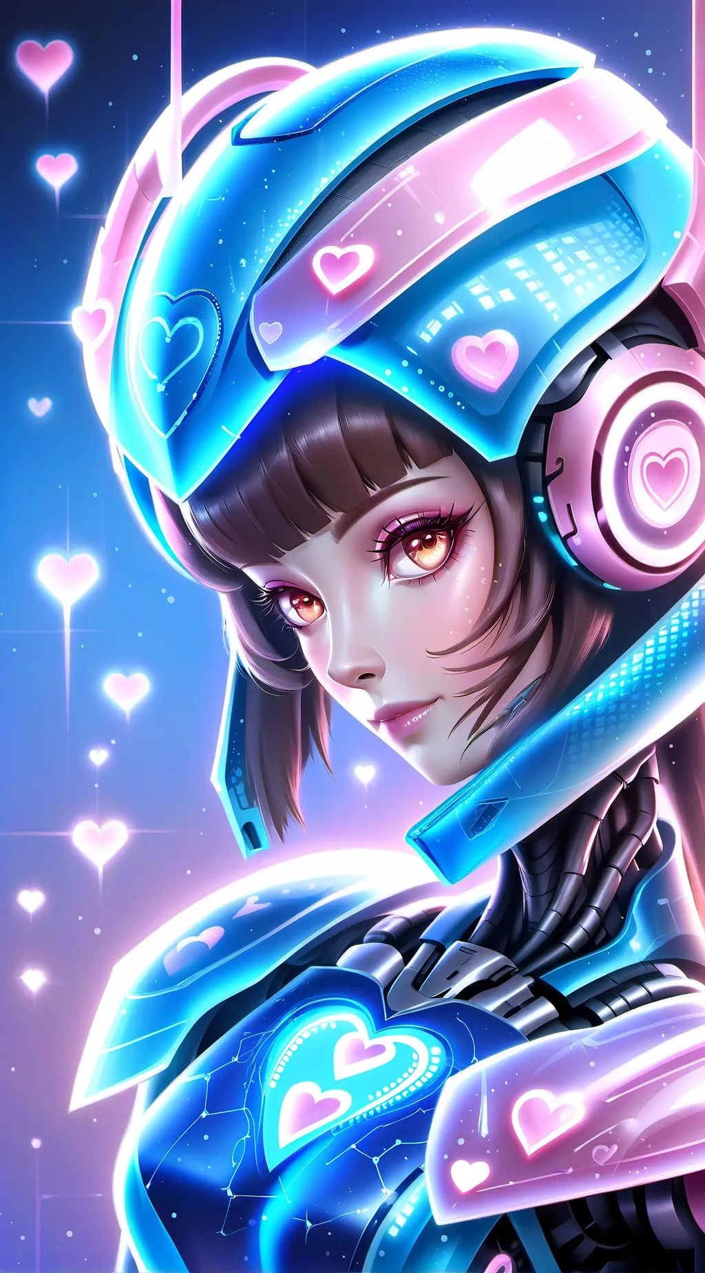 ai character: Pixel background