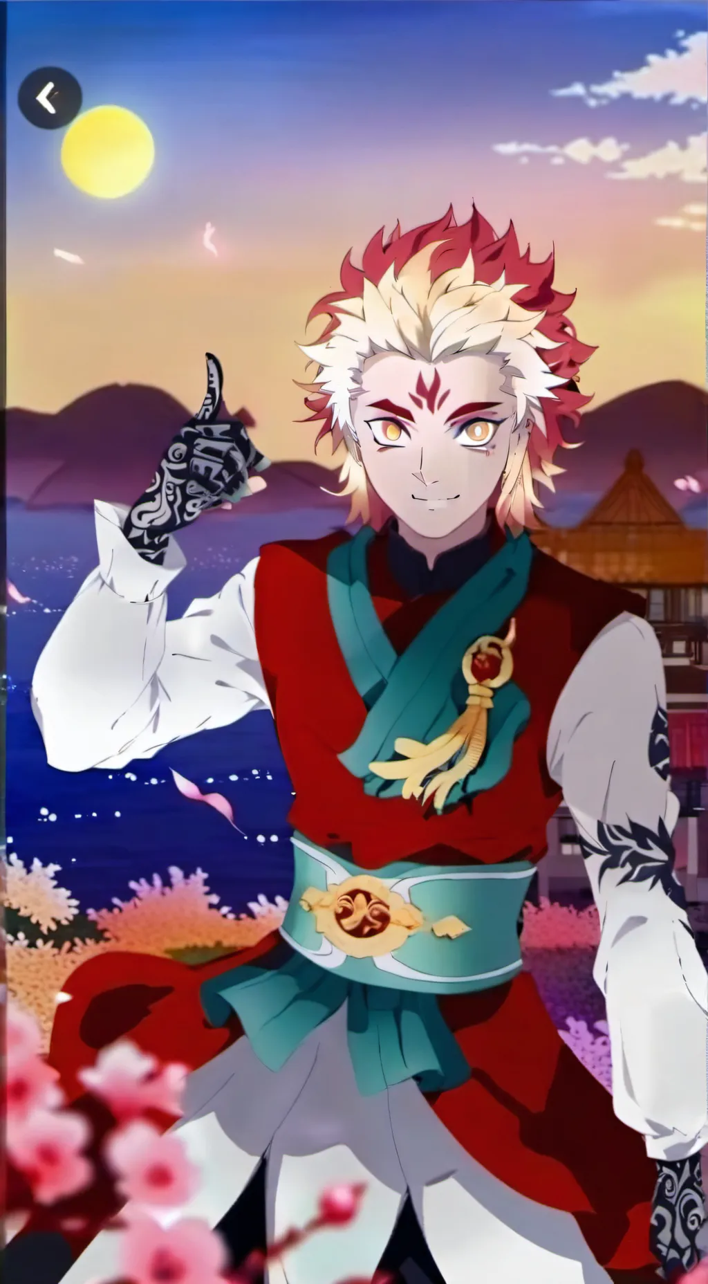 ai character: UPPERMOON ROADTRIP background