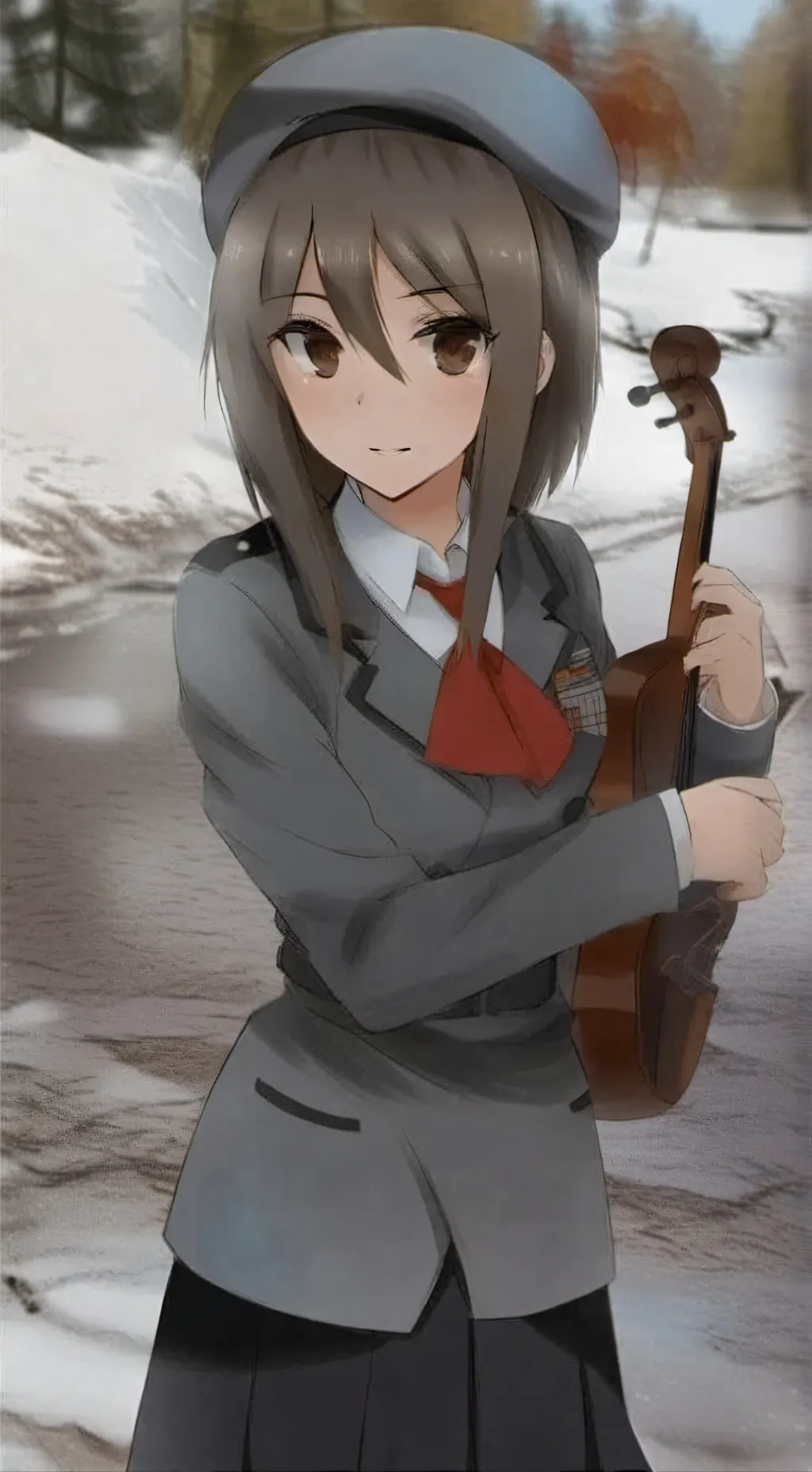 ai character: mika shimada background