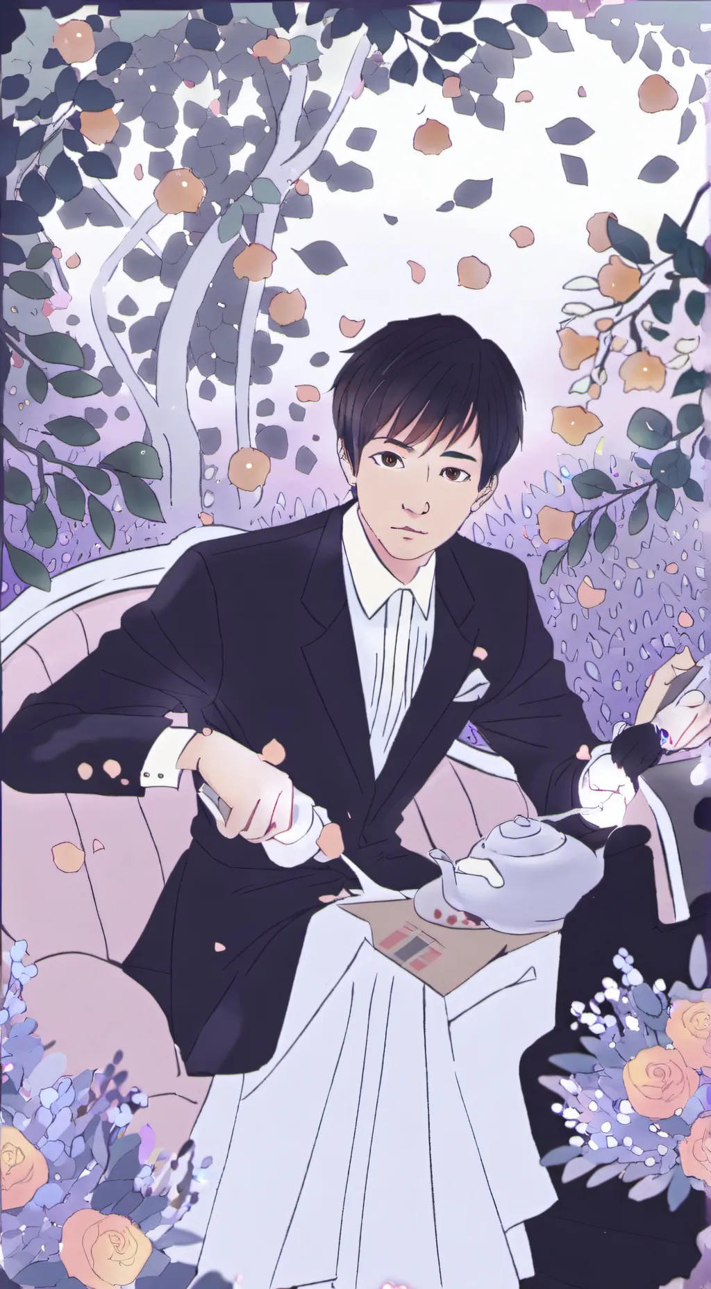 ai character: Gi-hun  background