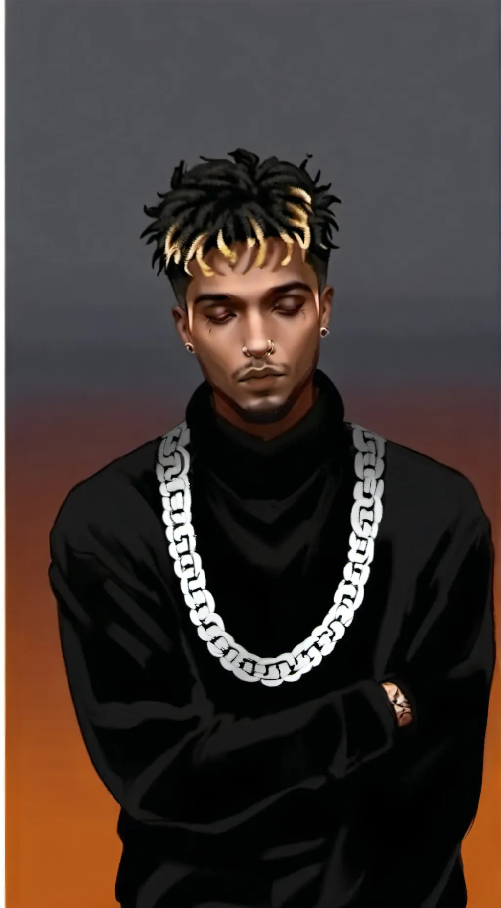 ai character: Zack hamdil background