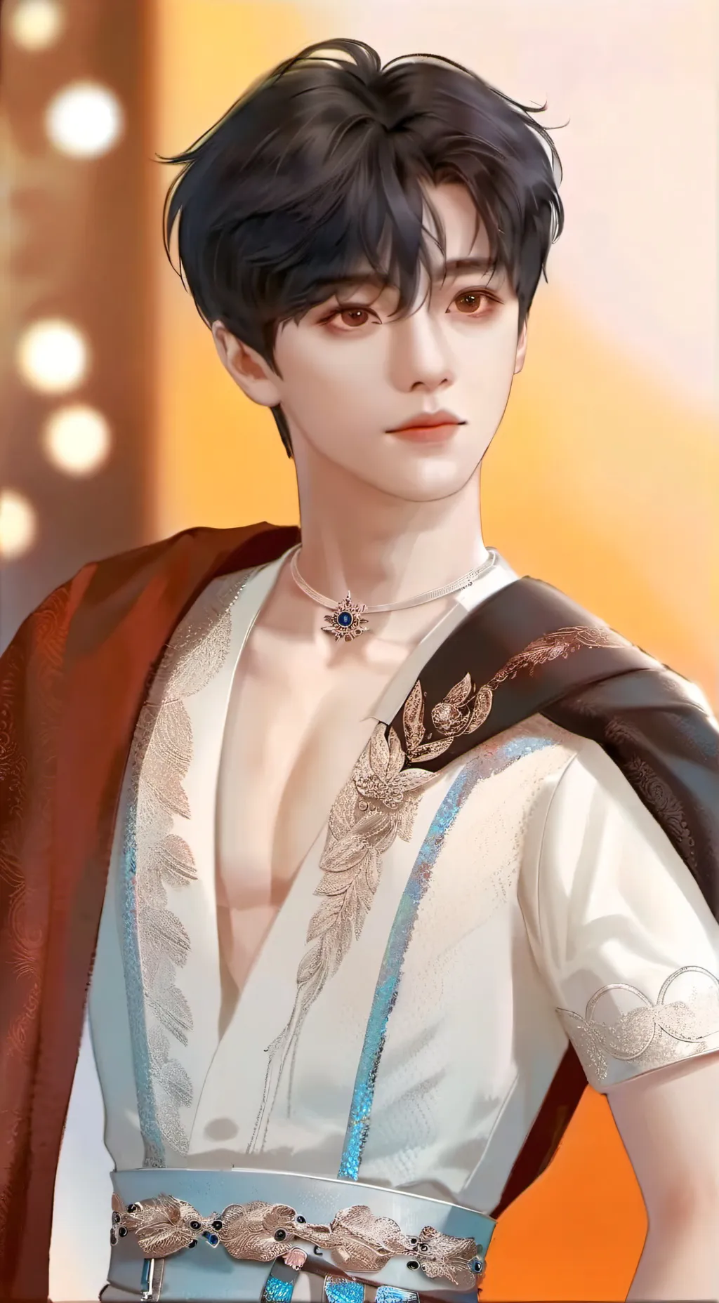 ai character: jungkook y t/n background