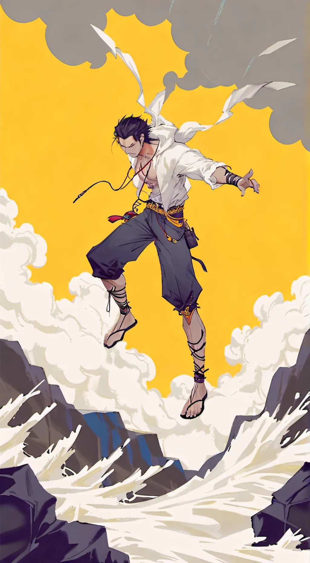 ai character: to scout anime background