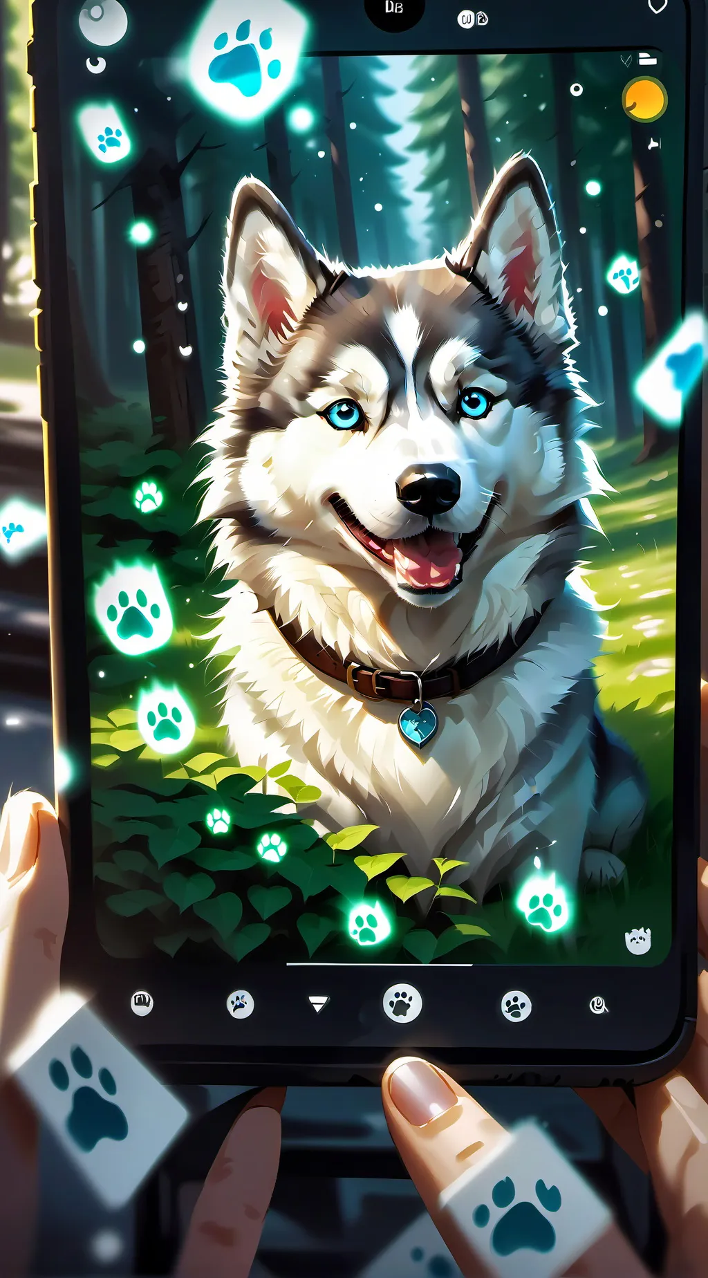 ai character: rose background