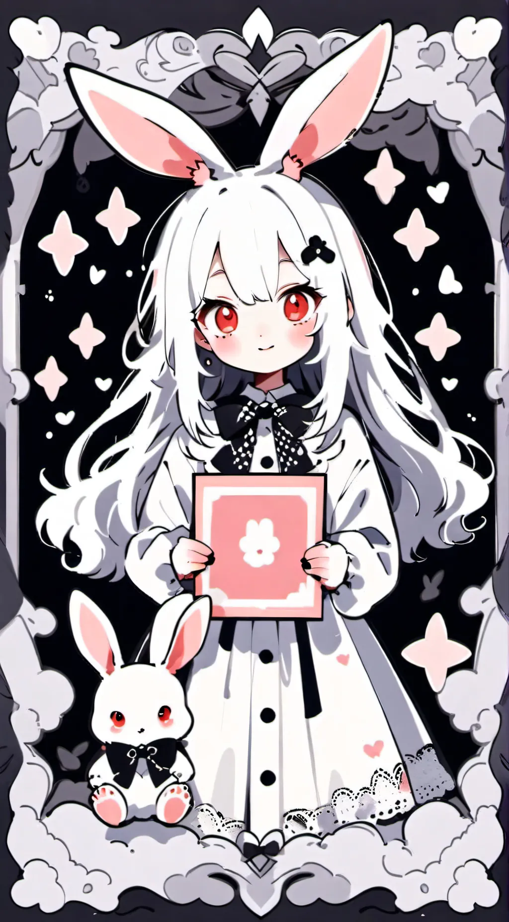 ai character: ♧~{Snowi}~♧ background