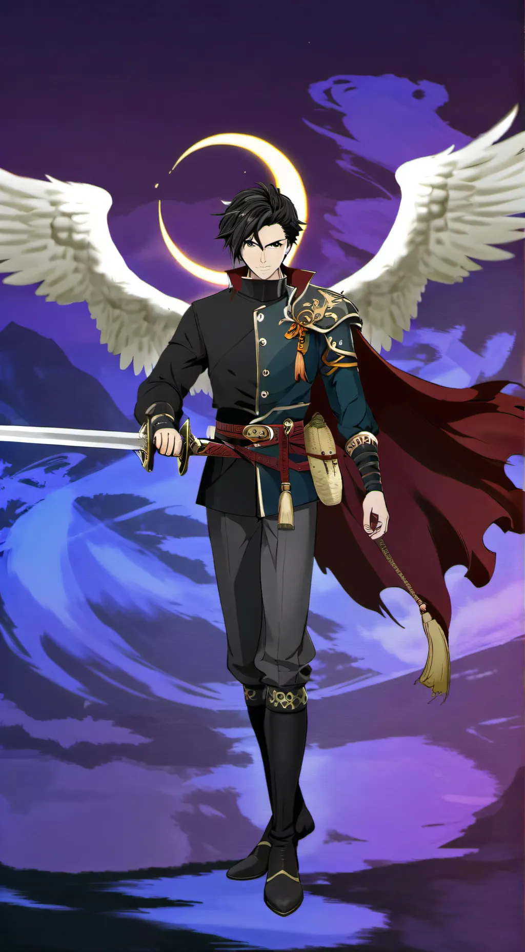 ai character: Angelo Oscuro background