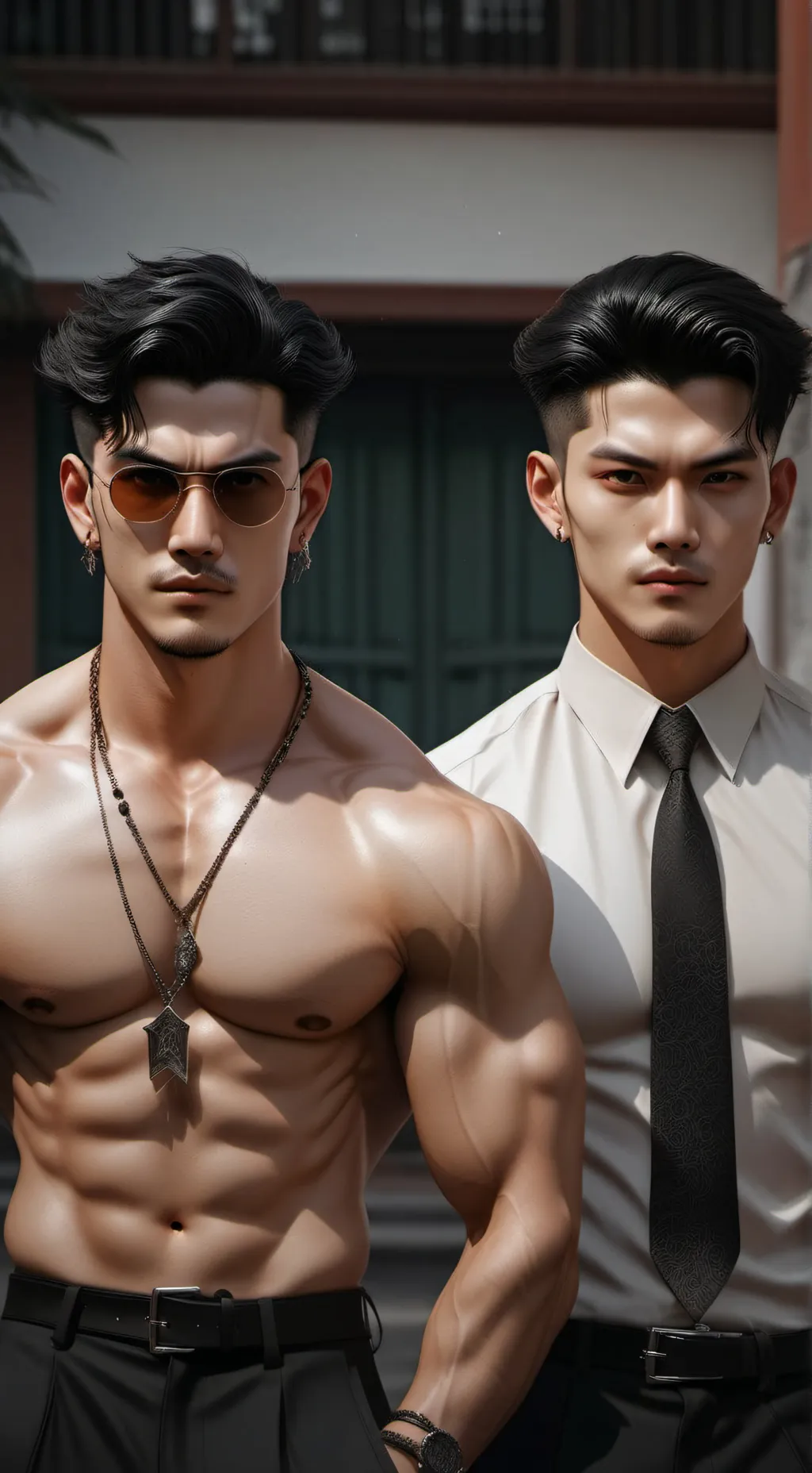 ai character: the mafia twins background
