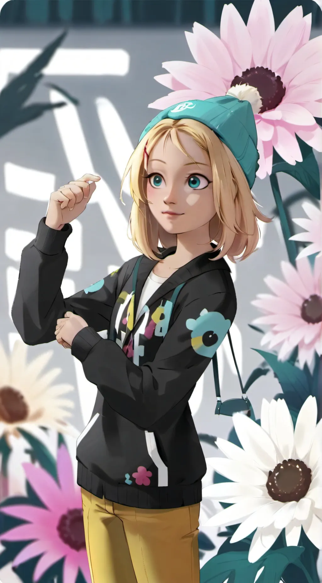 ai character: Zoe Lee ♡ background