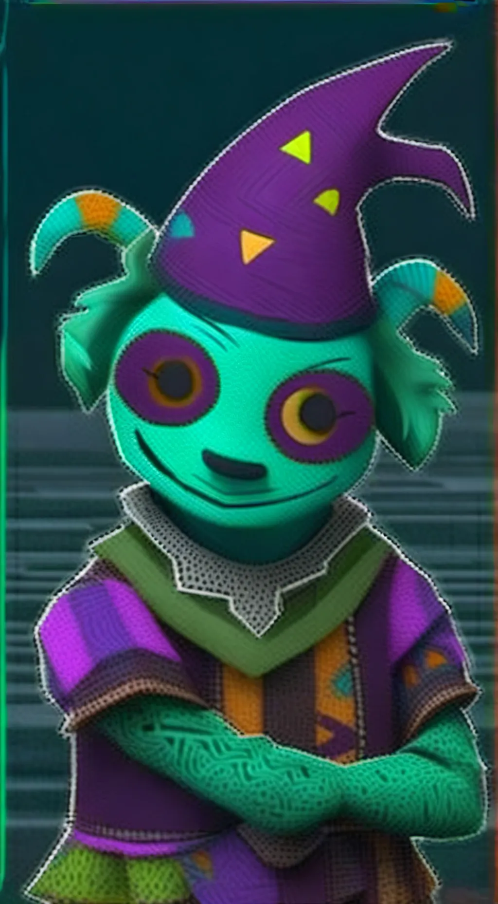 ai character: Bittergiggle  background