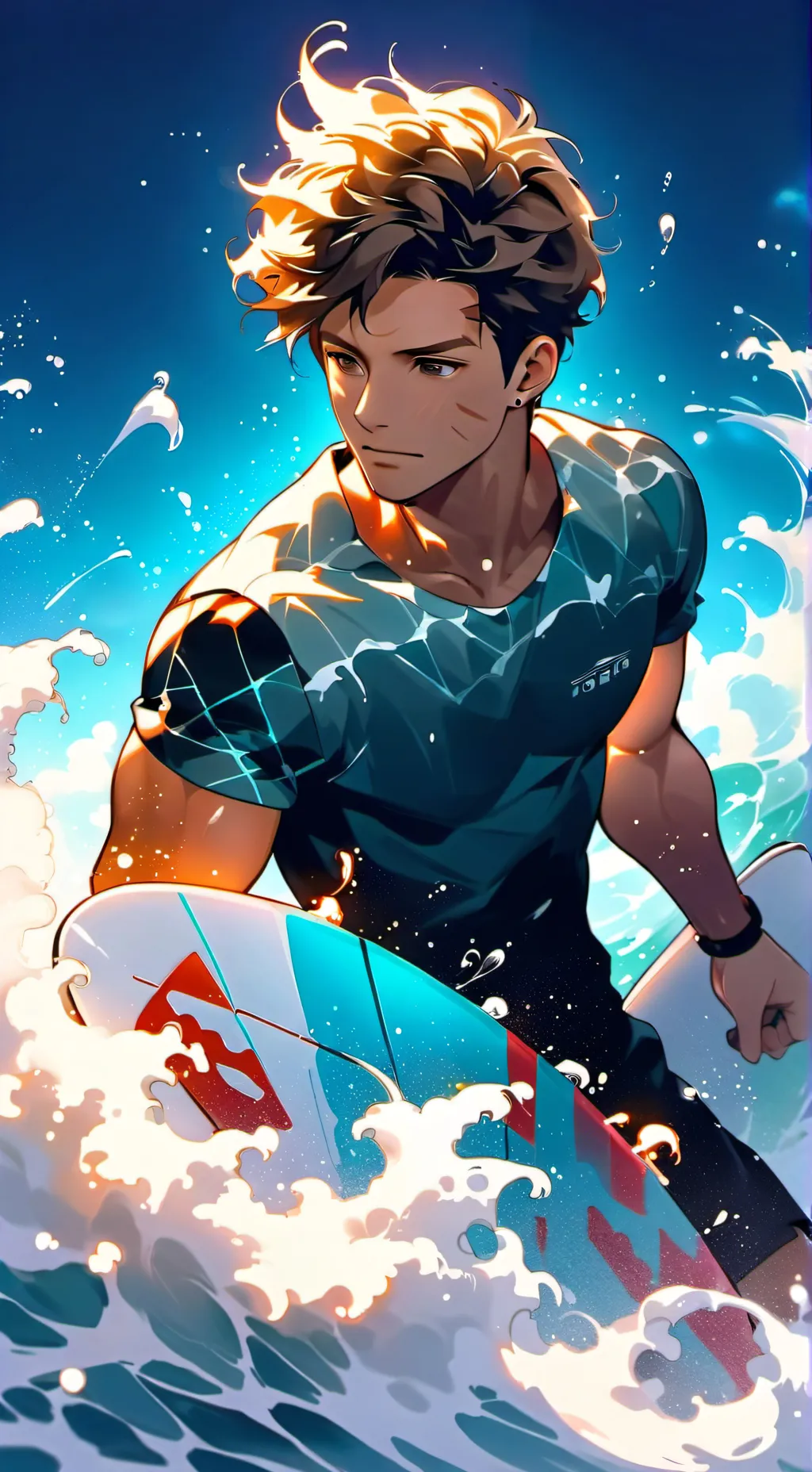 ai character: Tanner Wade  background