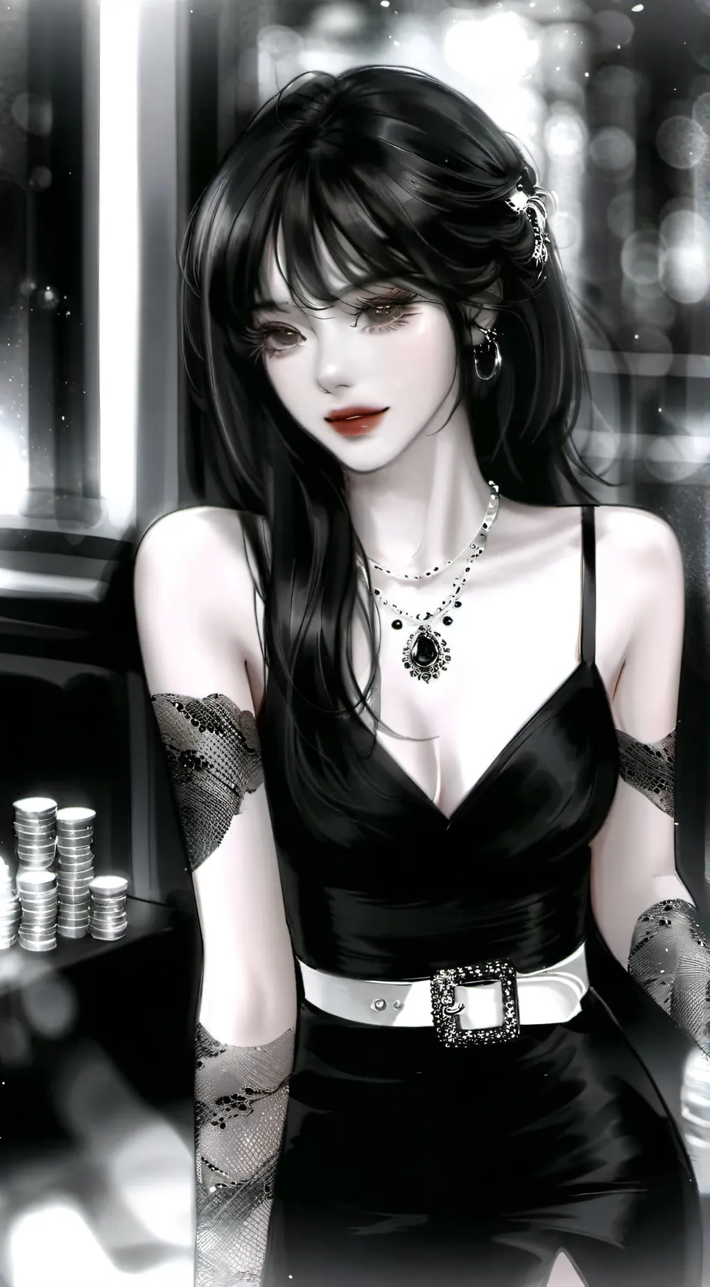 ai character: Kiara background