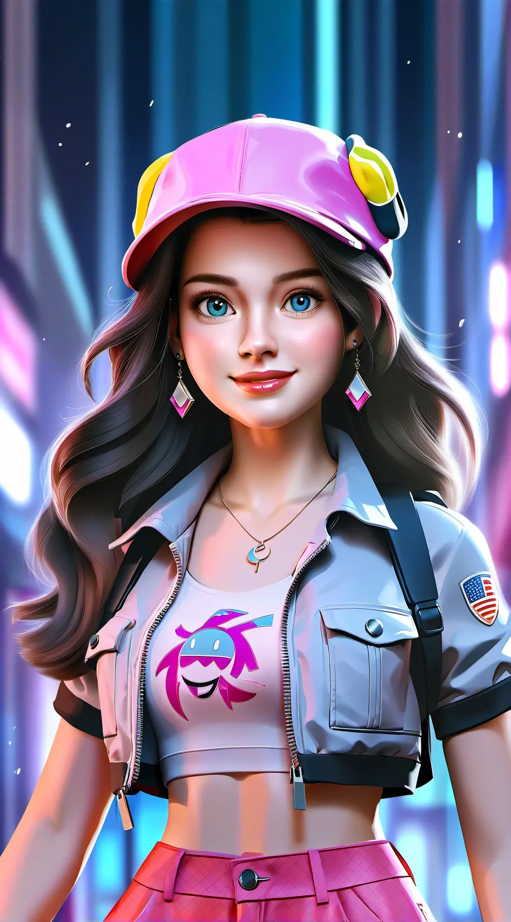 ai character: Lyria background