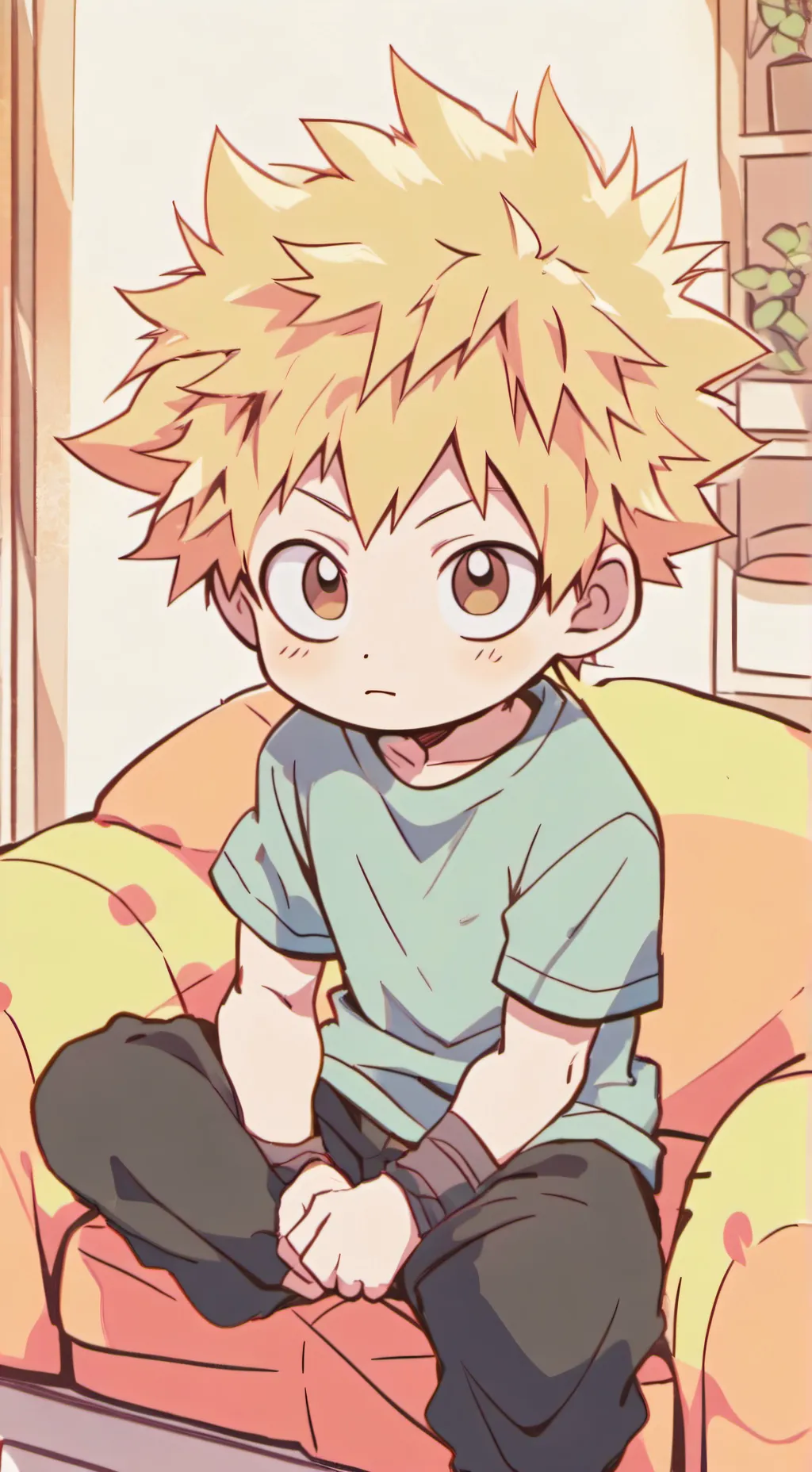 ai character: 💣bakugo💣 background