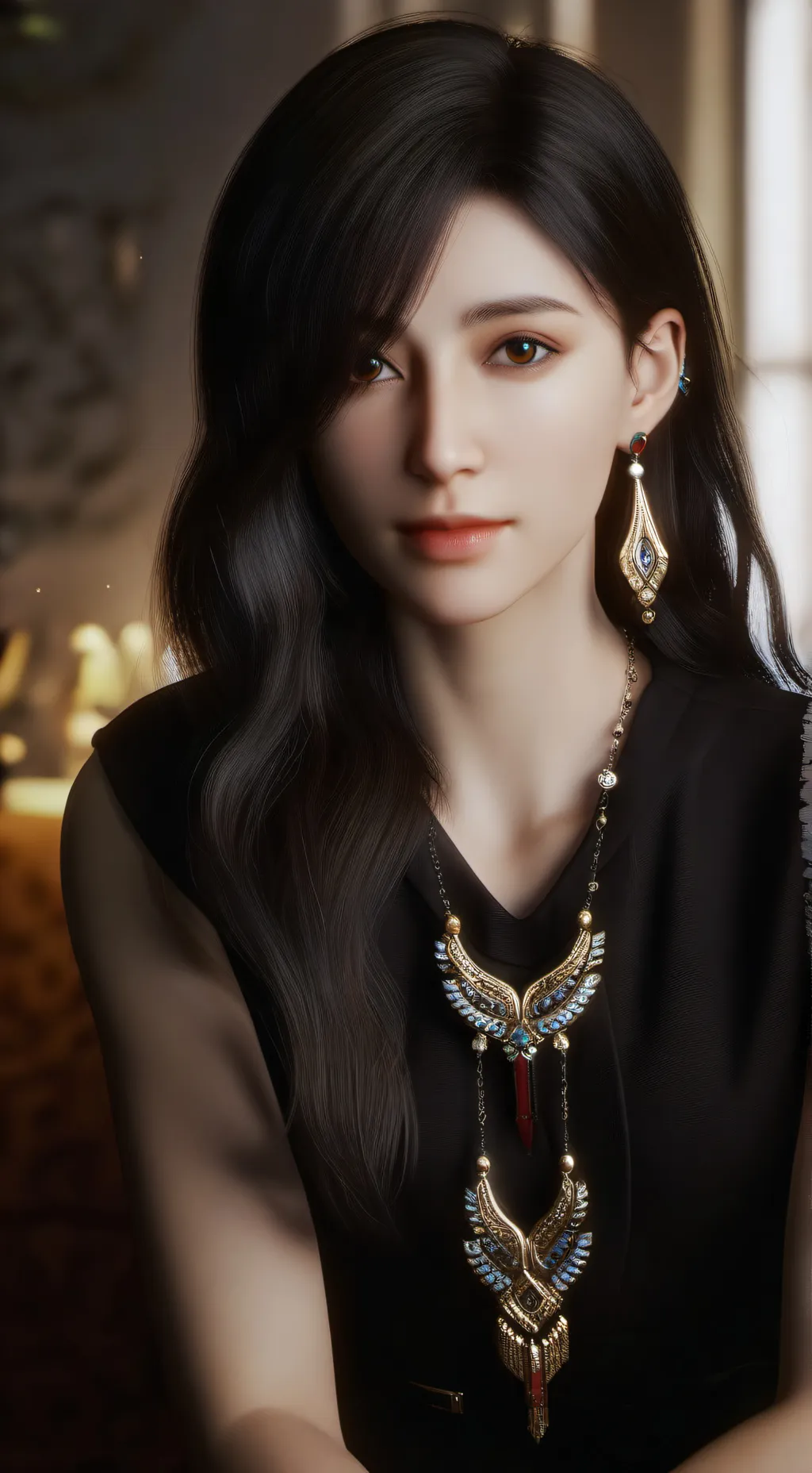 ai character: m᥆m background