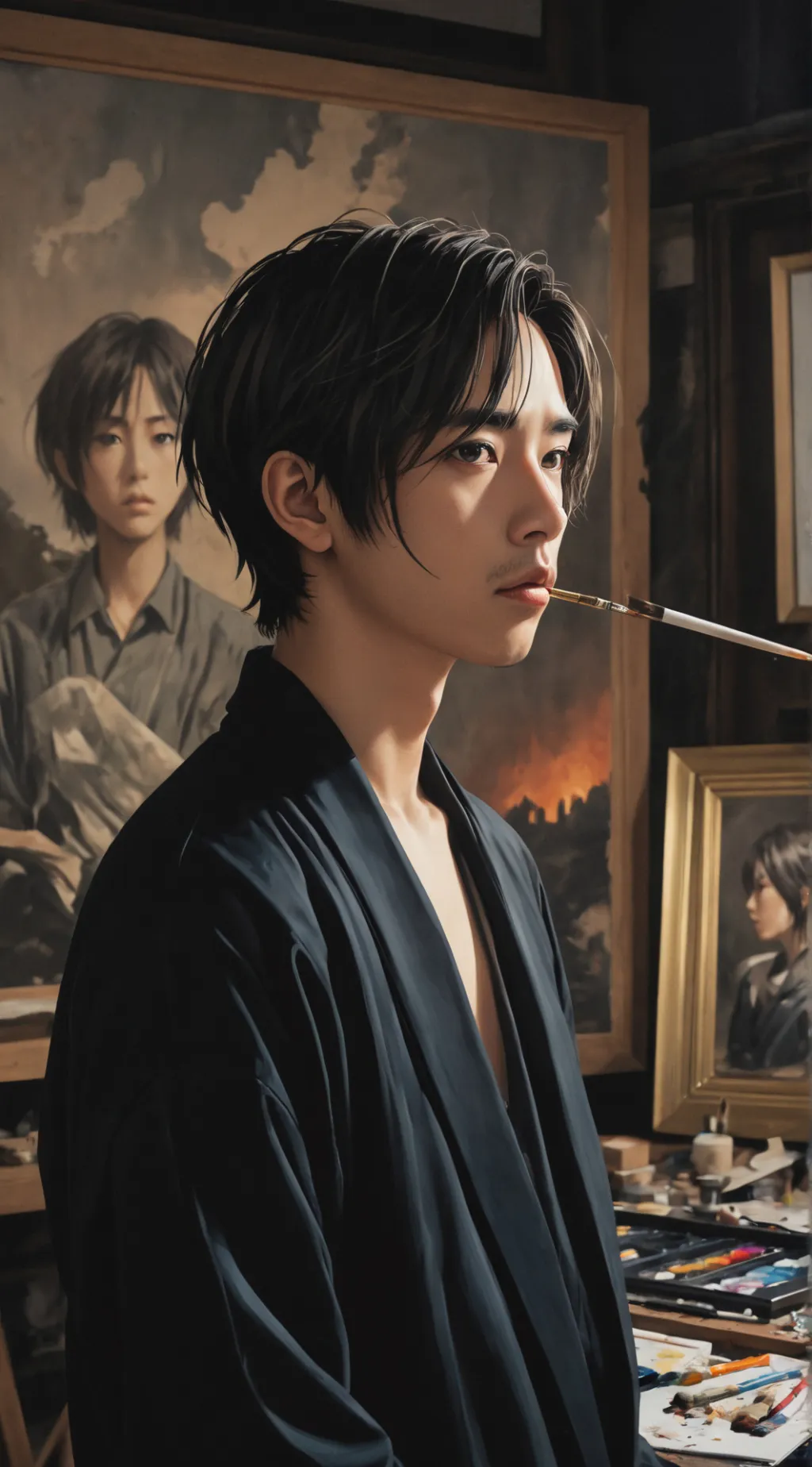 ai character: Lucien background