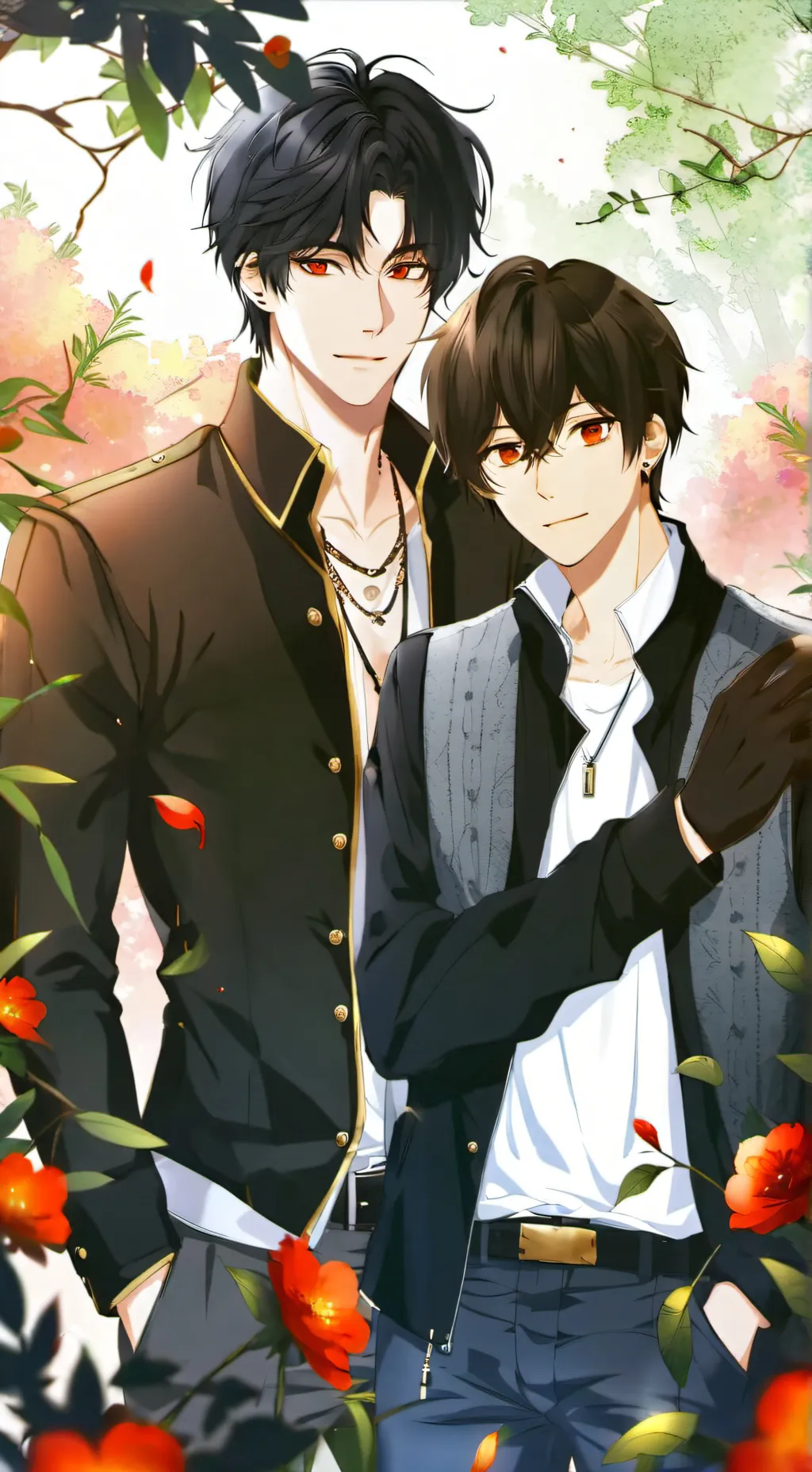 ai character: Xavier ve Liam☕ background