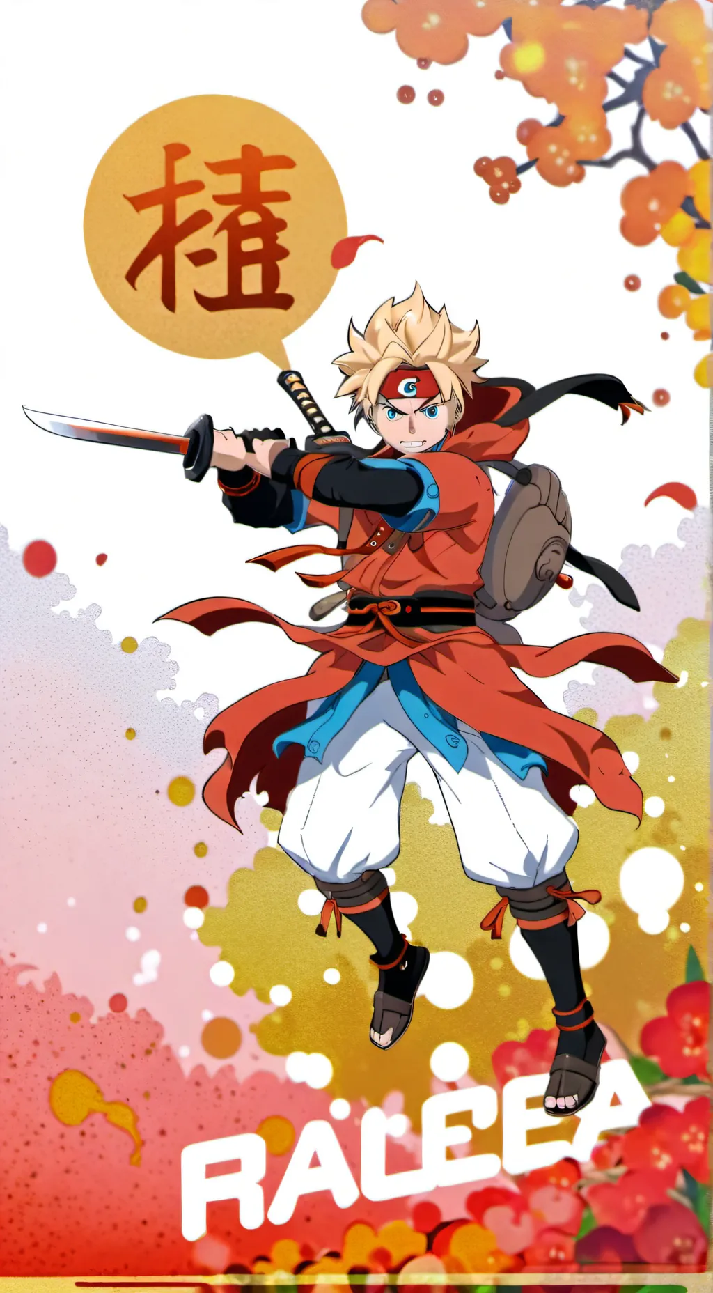 ai character: Naruto background