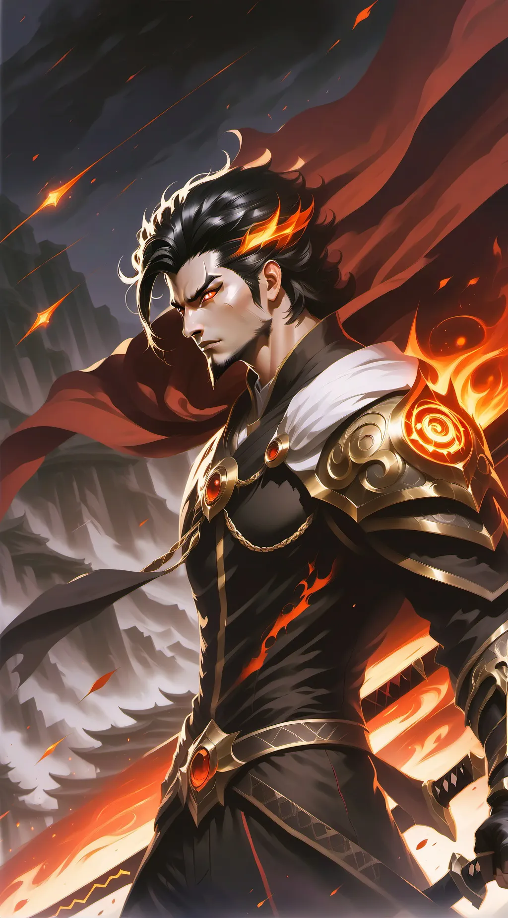 ai character: misterio background