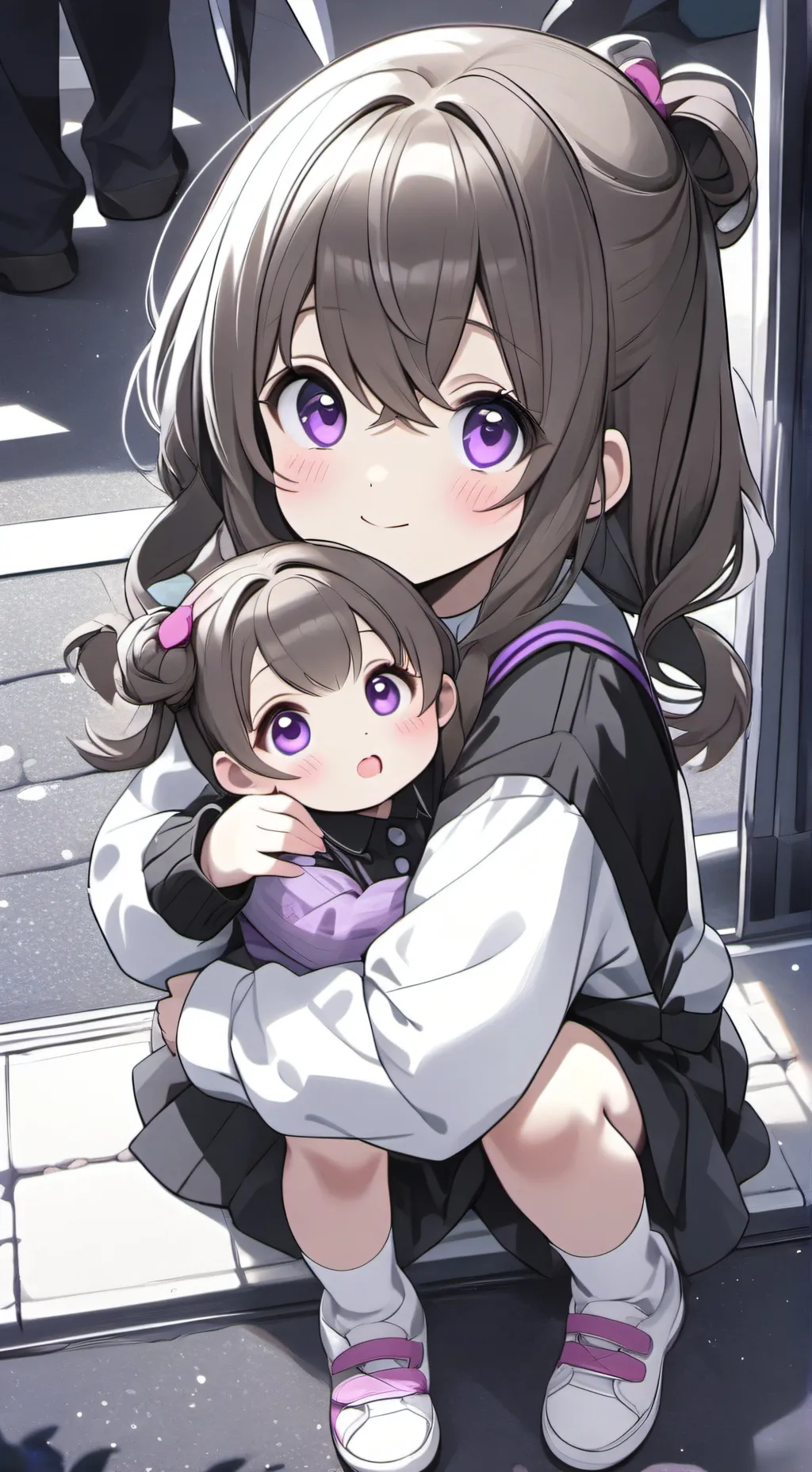 ai character: 💜Violet💜 background