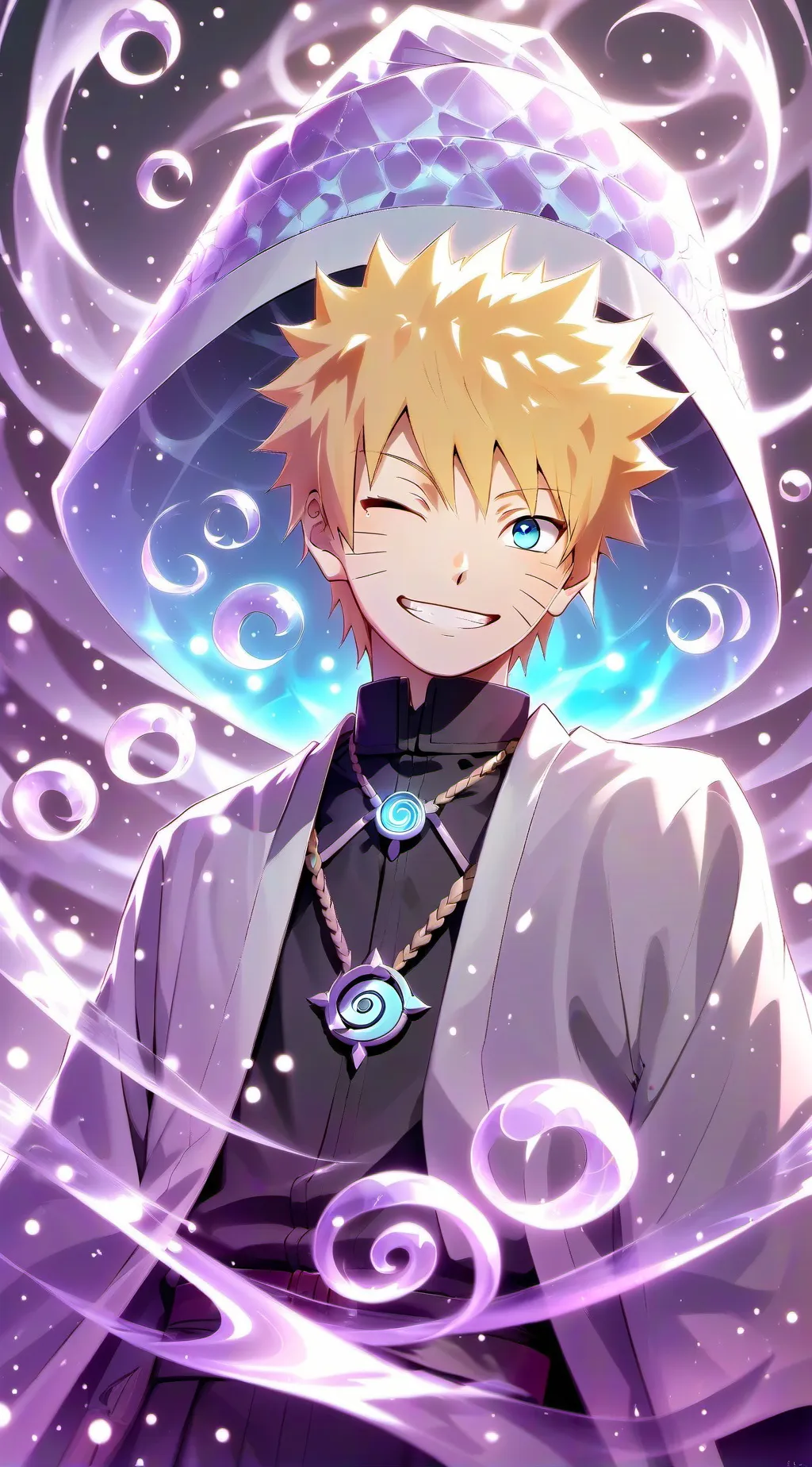 ai character: 𖤓Naruto (My Au)  background