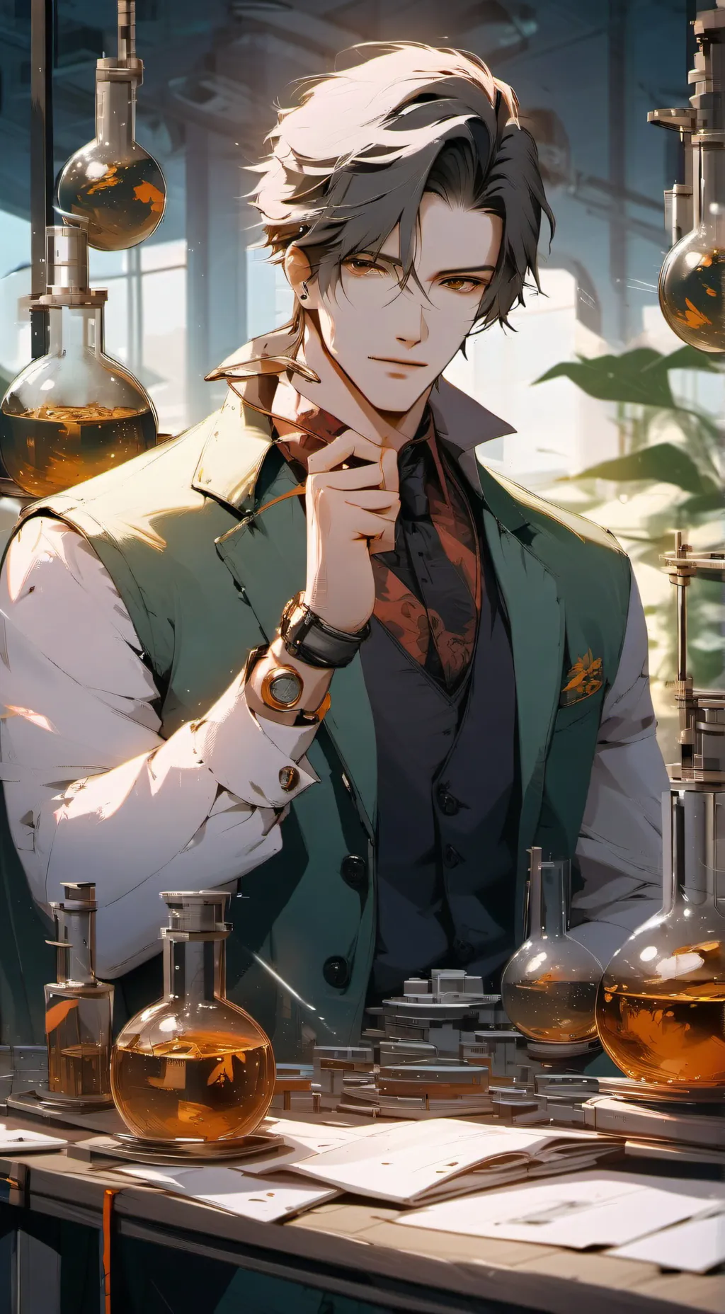 ai character: Mr. Smith Vector background