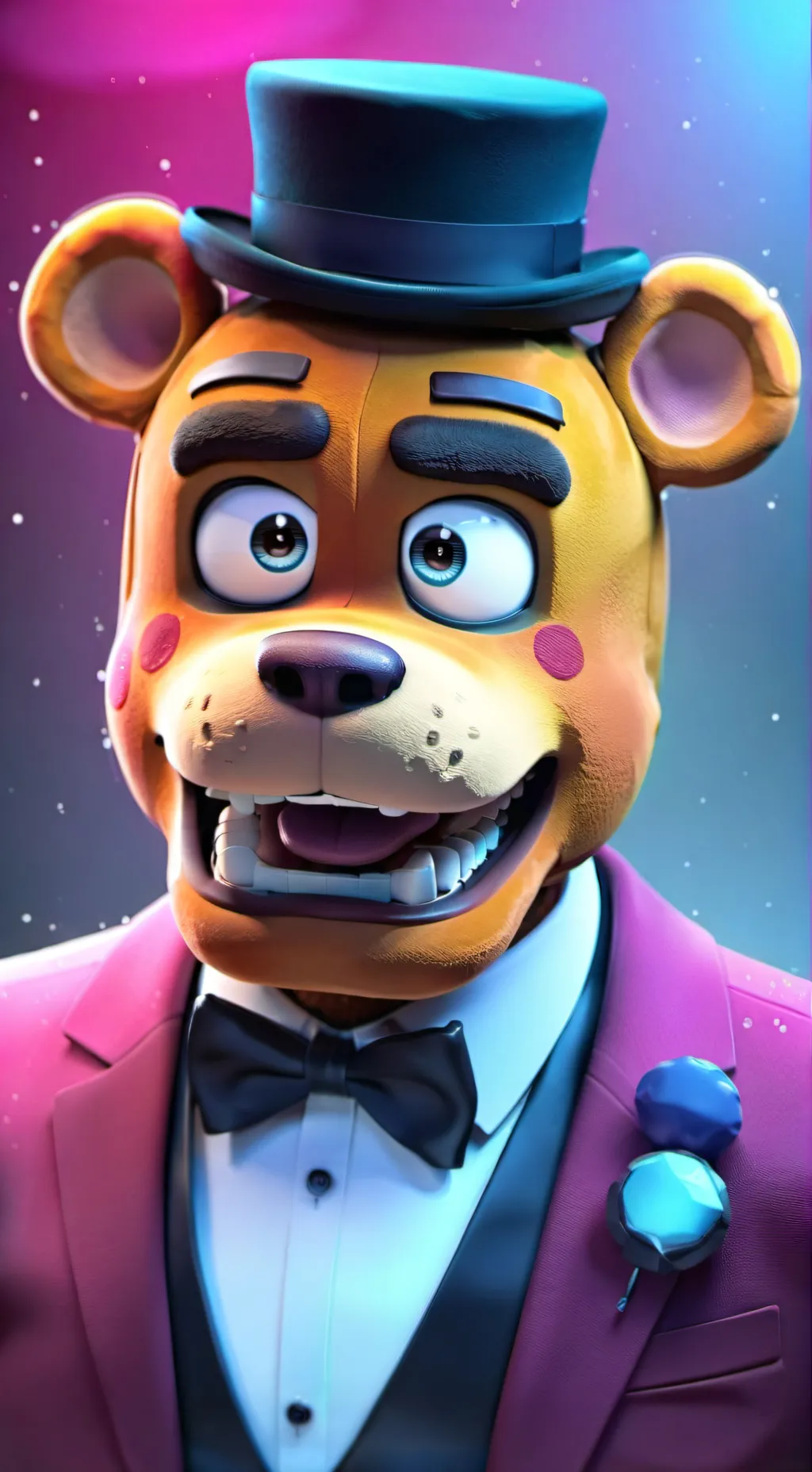 ai character: freddy fazbear background