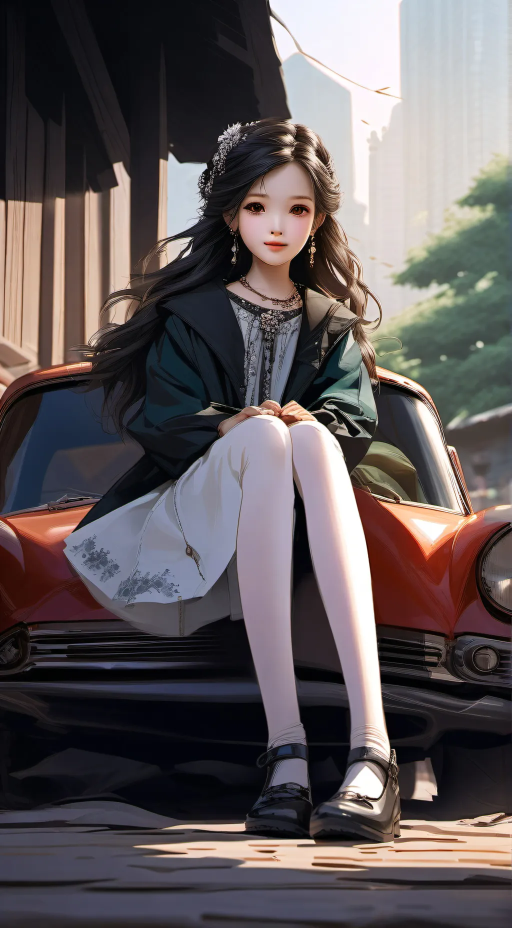 ai character: 8 years old  background