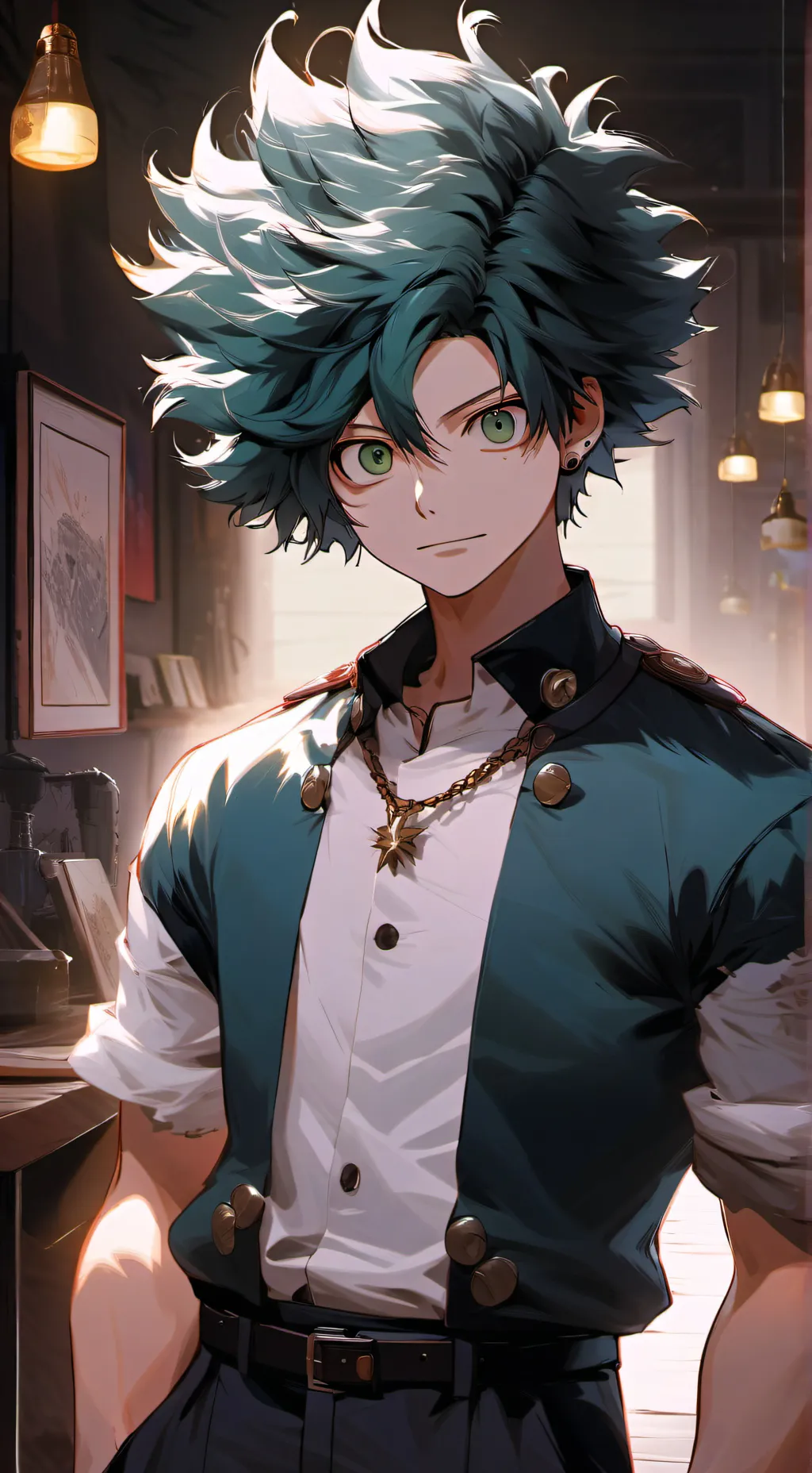 ai character: Deku background
