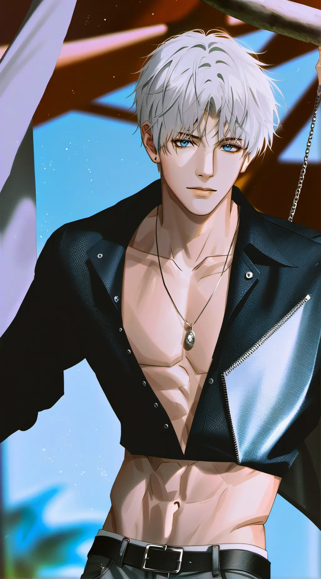 ai character: 🖤🥊Ezra🥊🖤 background