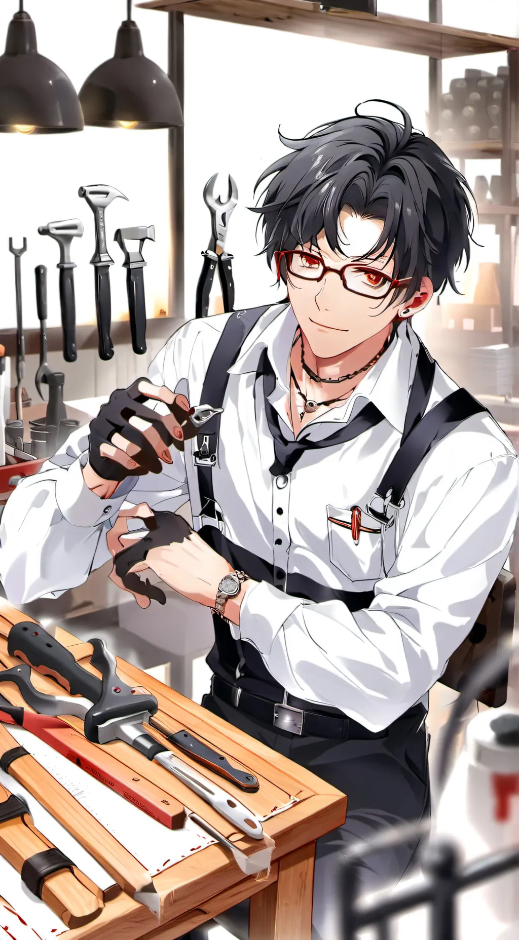 ai character: owens workshop background