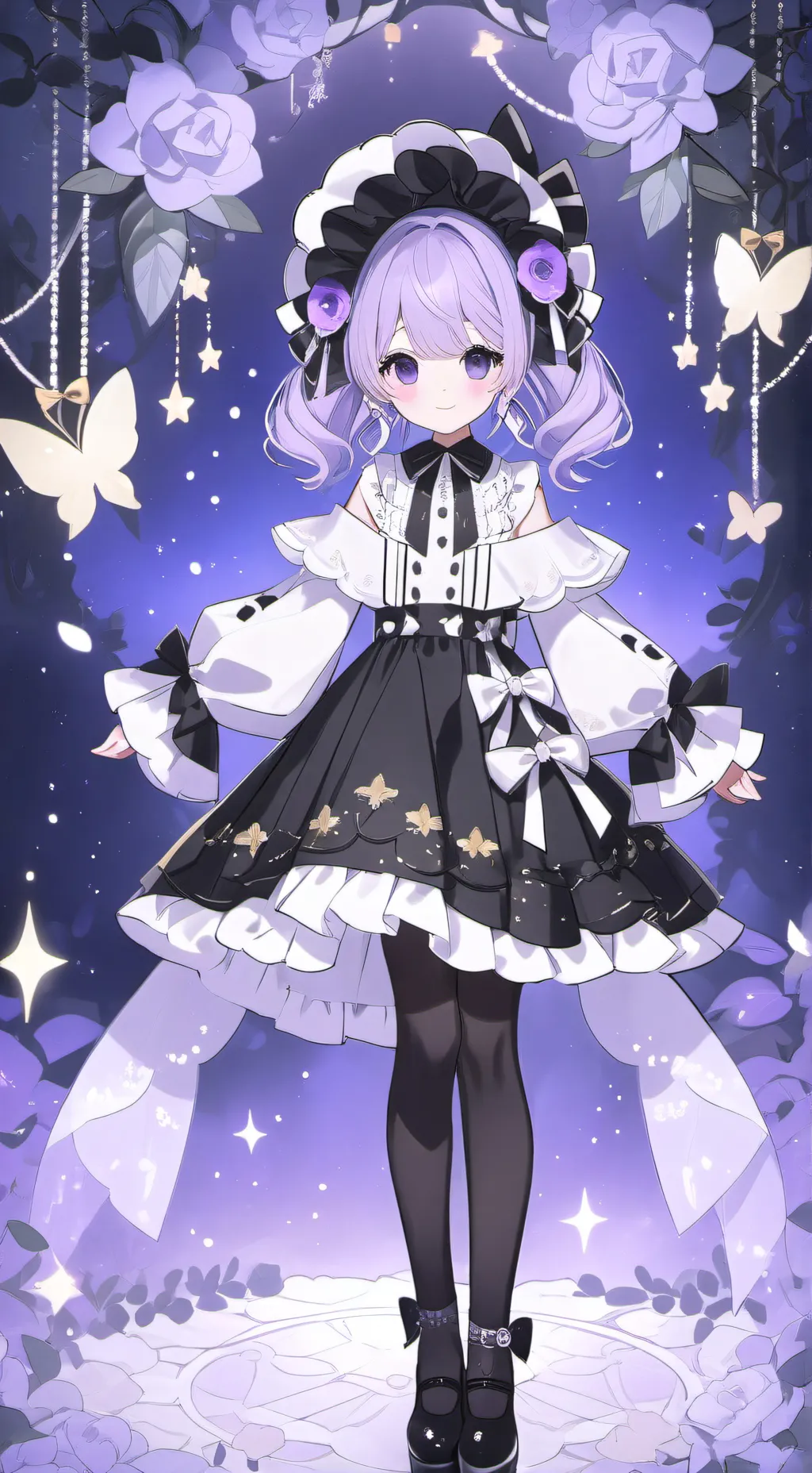 ai character: Vaiolet  background