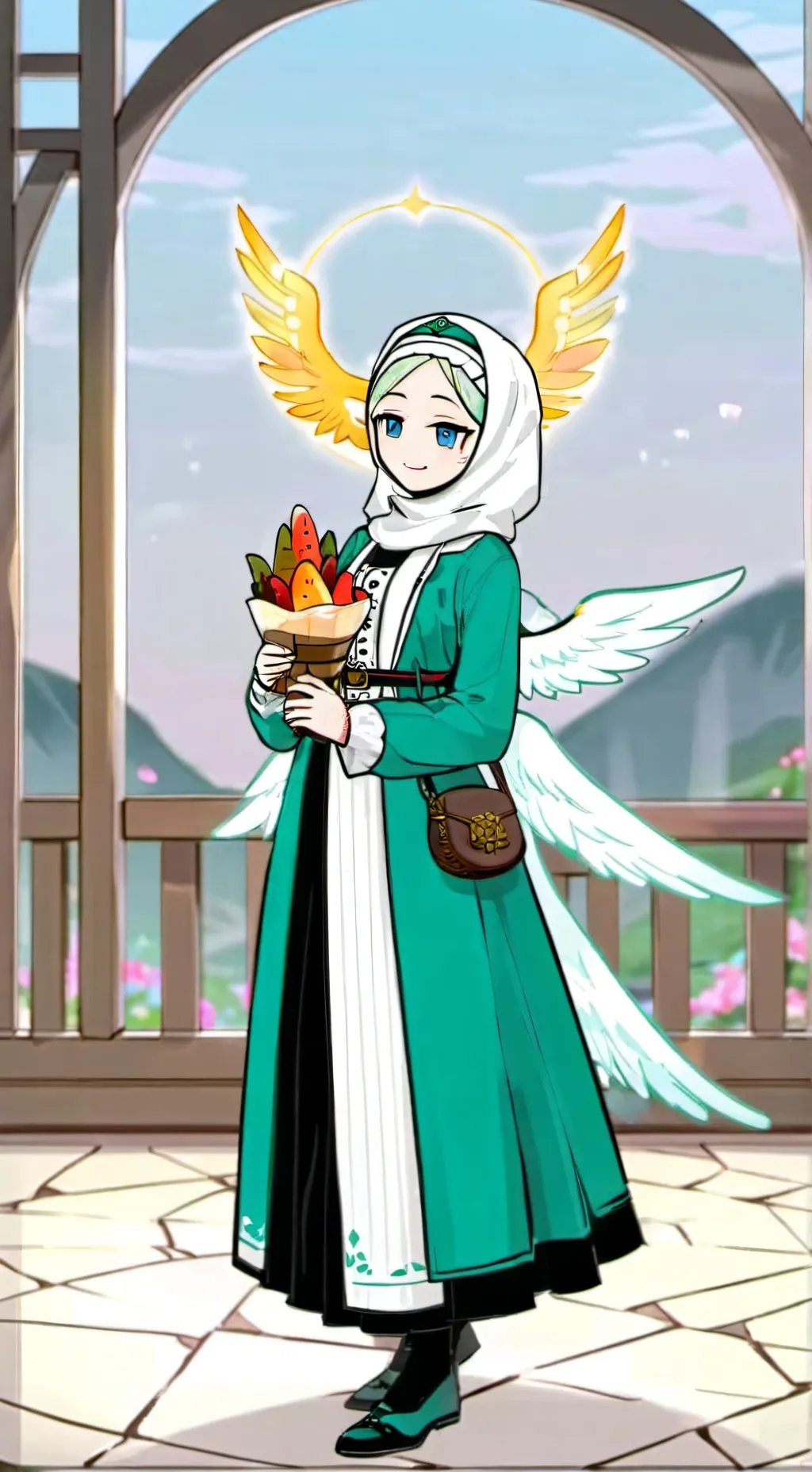 ai character: Luna background