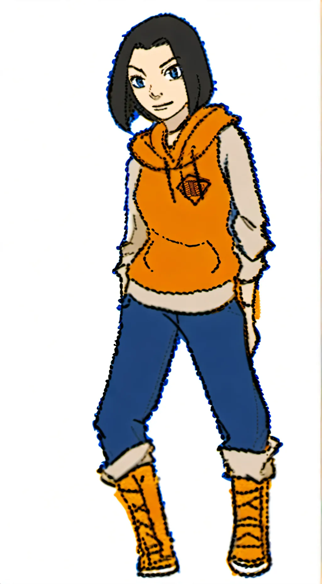 ai character: Jade Chan  background