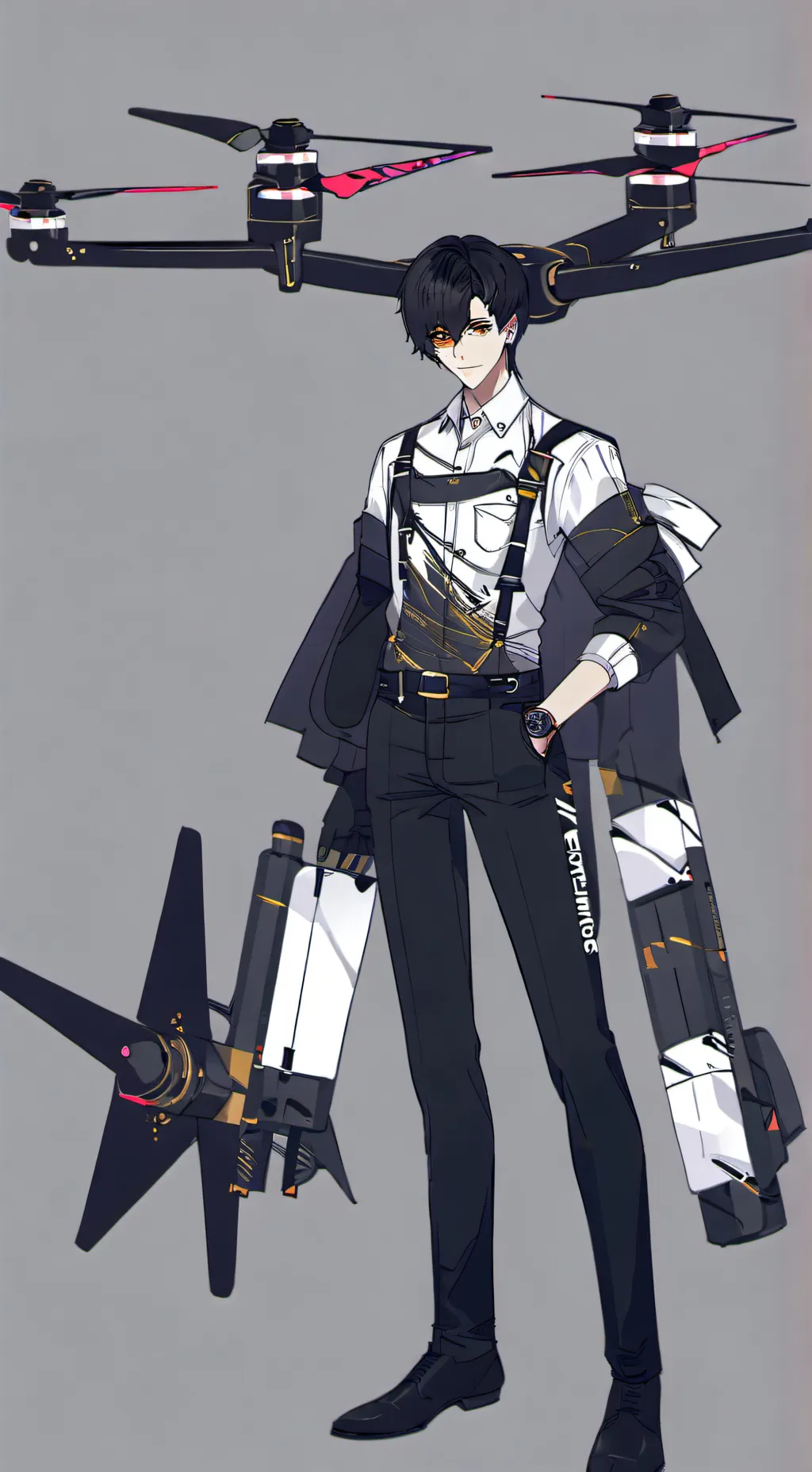 ai character: Murder Drone's background