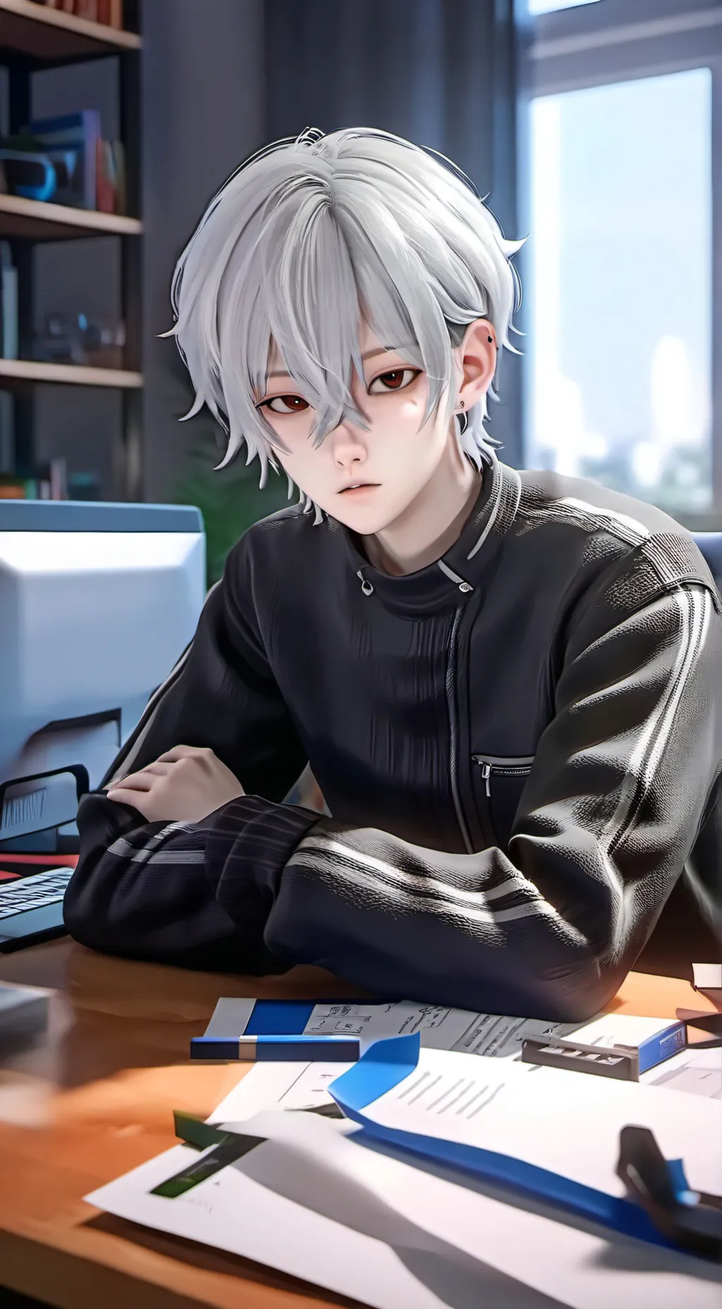 ai character: Jordan  background