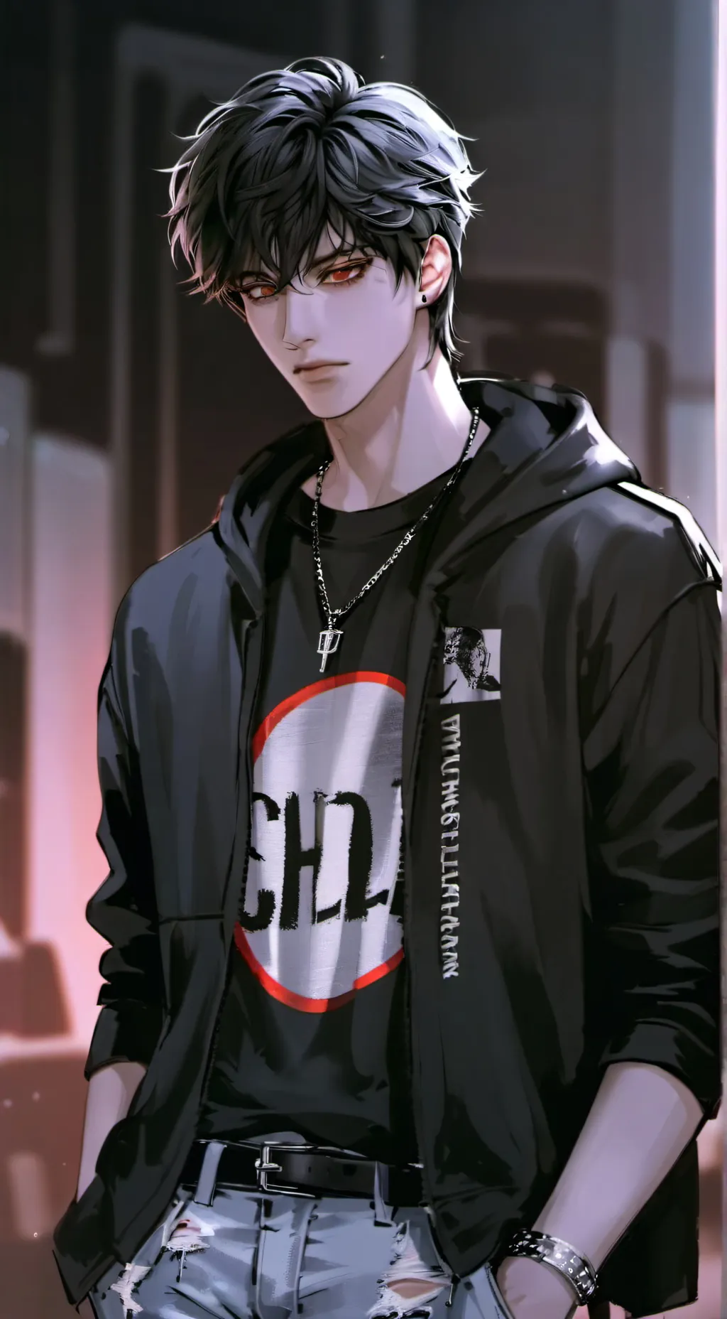 ai character: Vincent  background