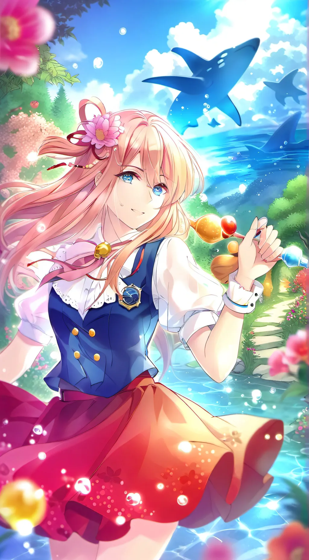 ai character: Lila background