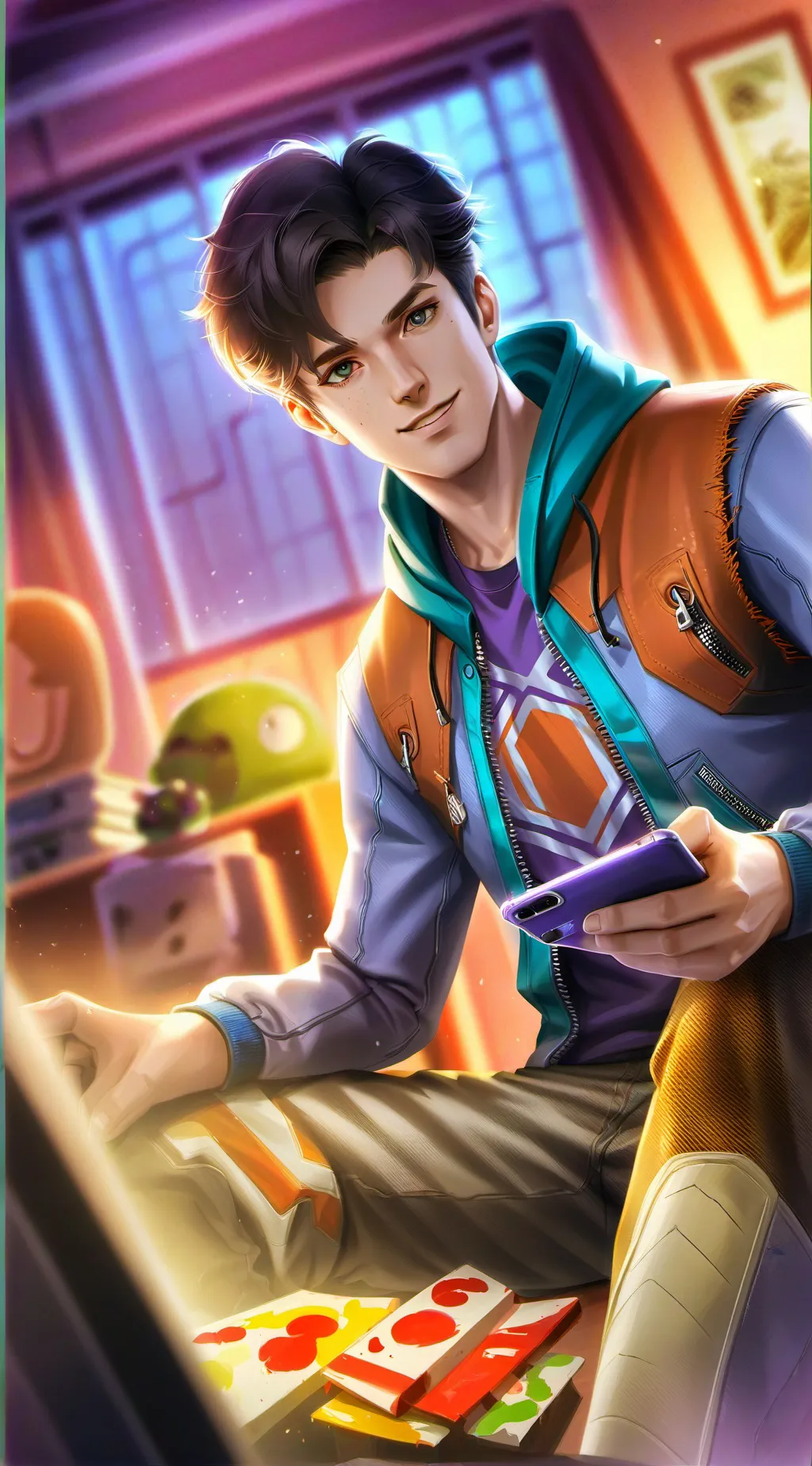 ai character: Ethan background