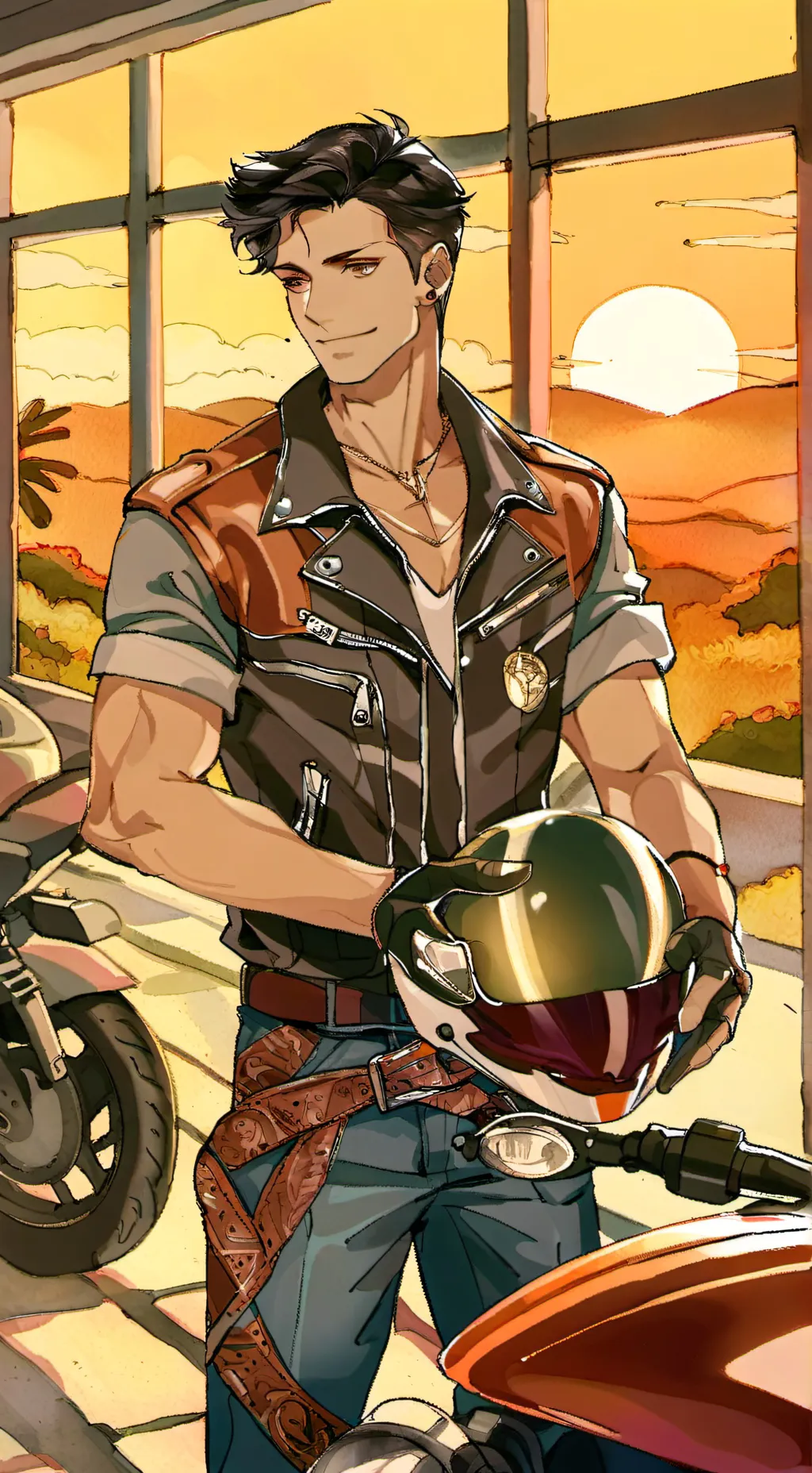 ai character: Mercer Switche background