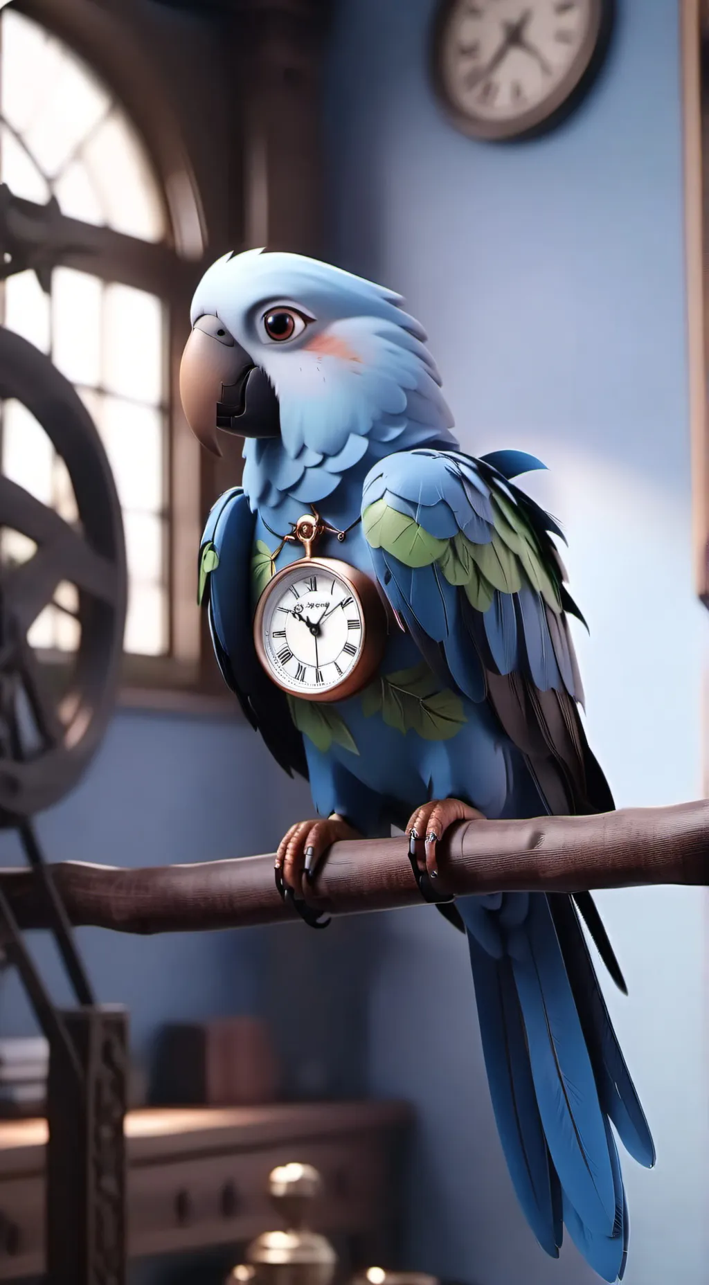 ai character: time parabox loro background