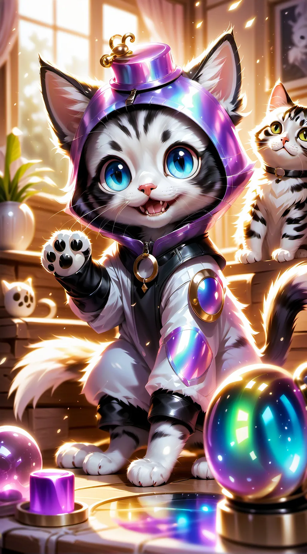 ai character: Chatnoir background