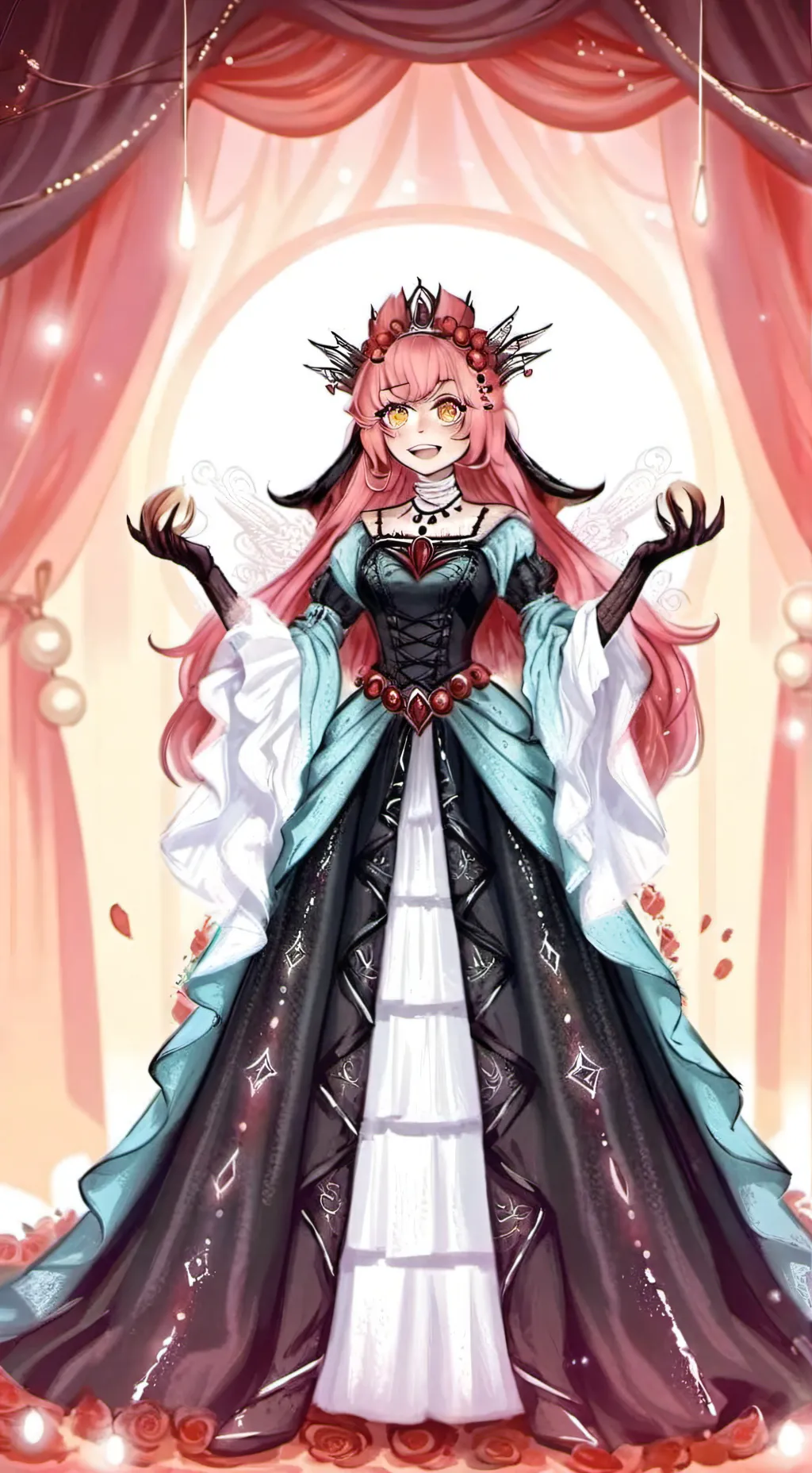 ai character: Dark queen background